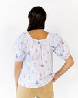 Reina Smocked Floral top