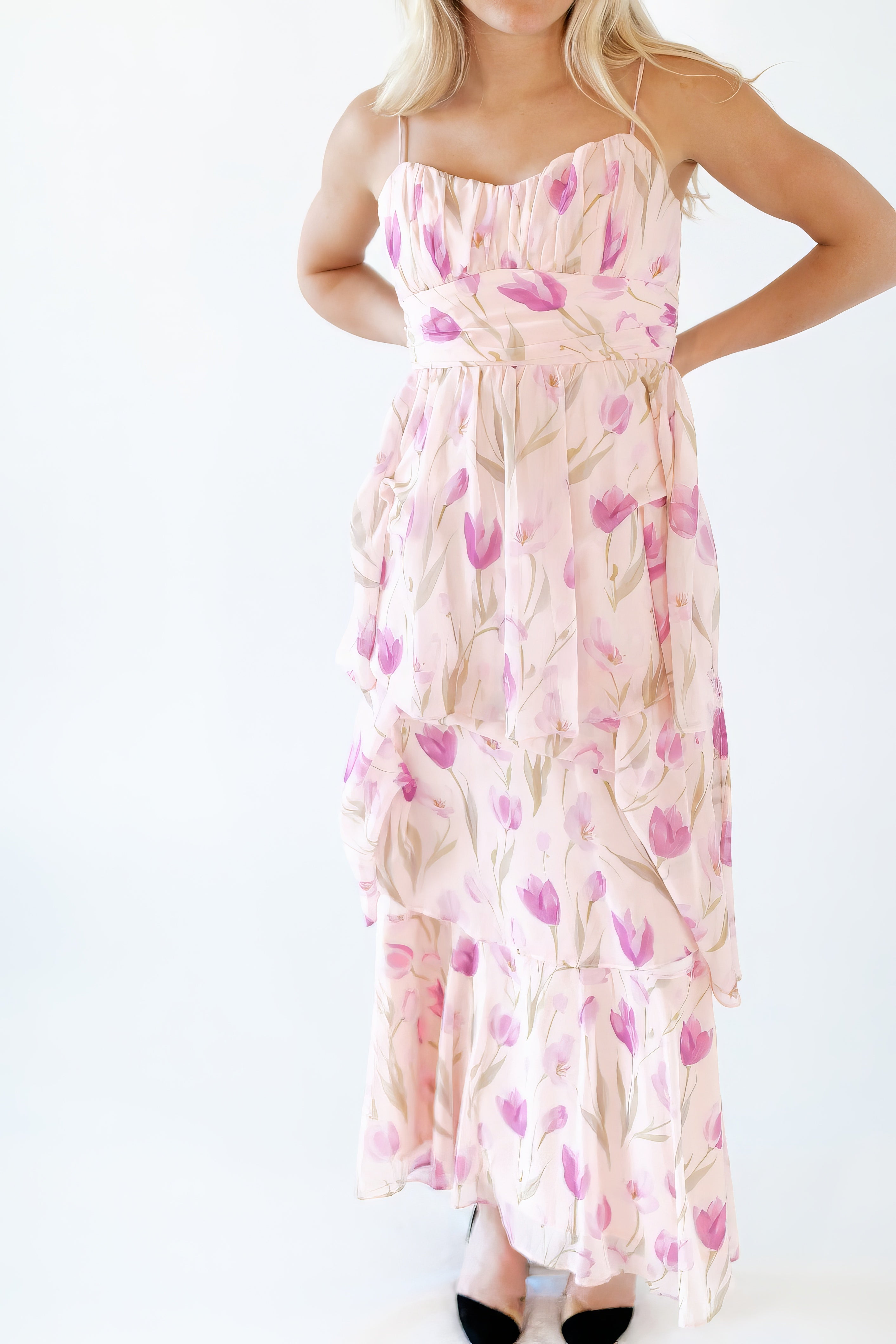 Otillee Tiered Maxi Dress