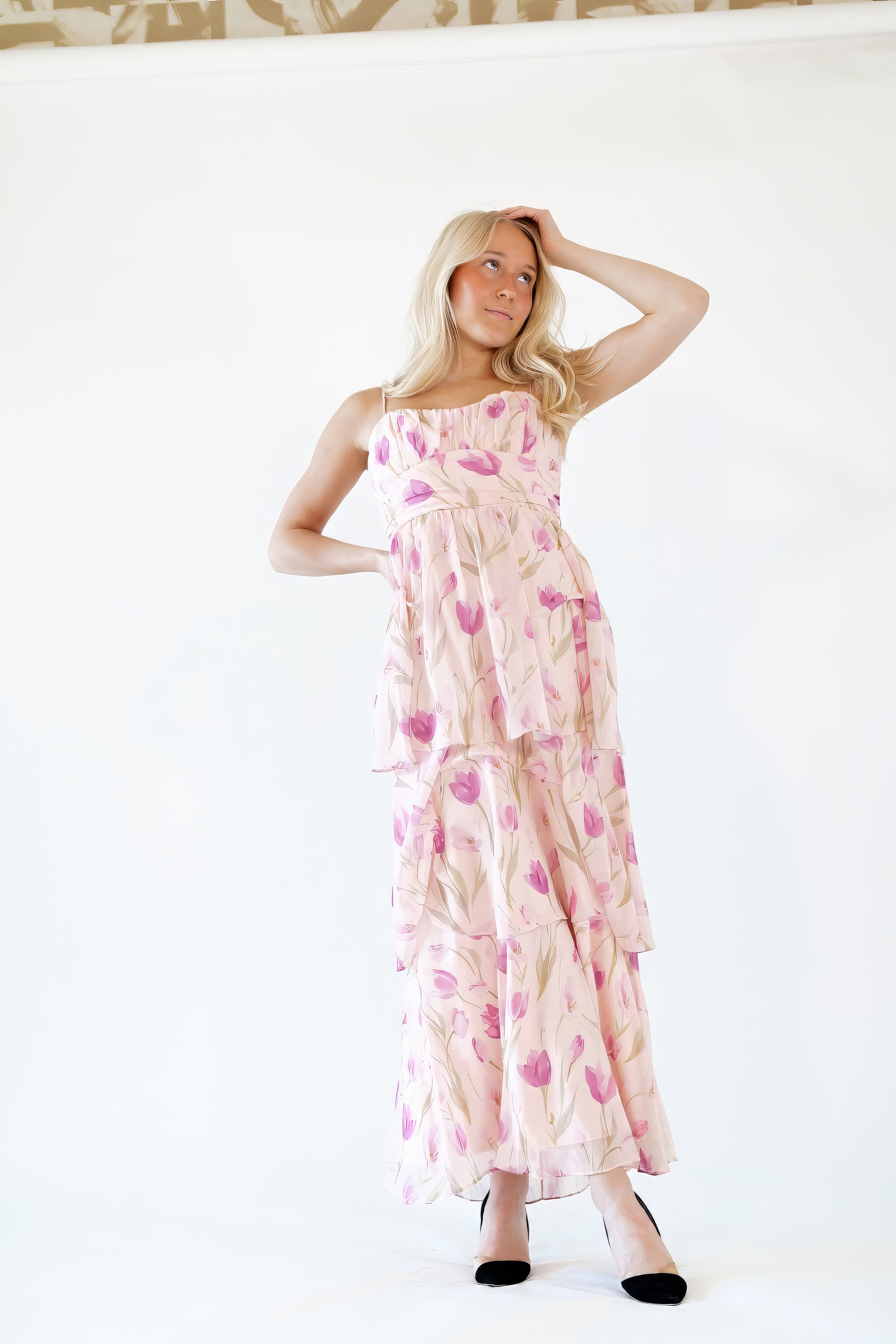 Otillee Tiered Maxi Dress