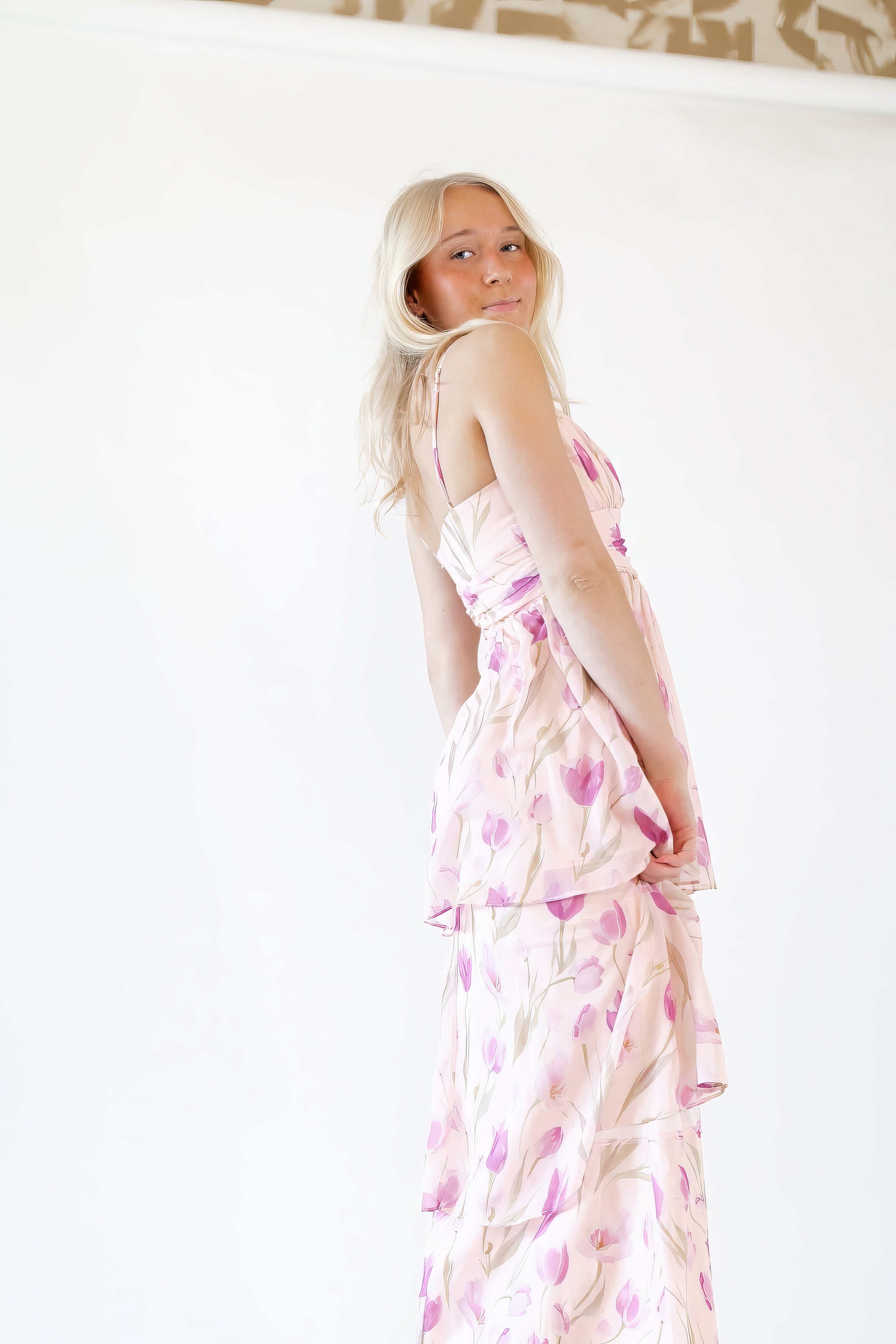 Otillee Tiered Maxi Dress