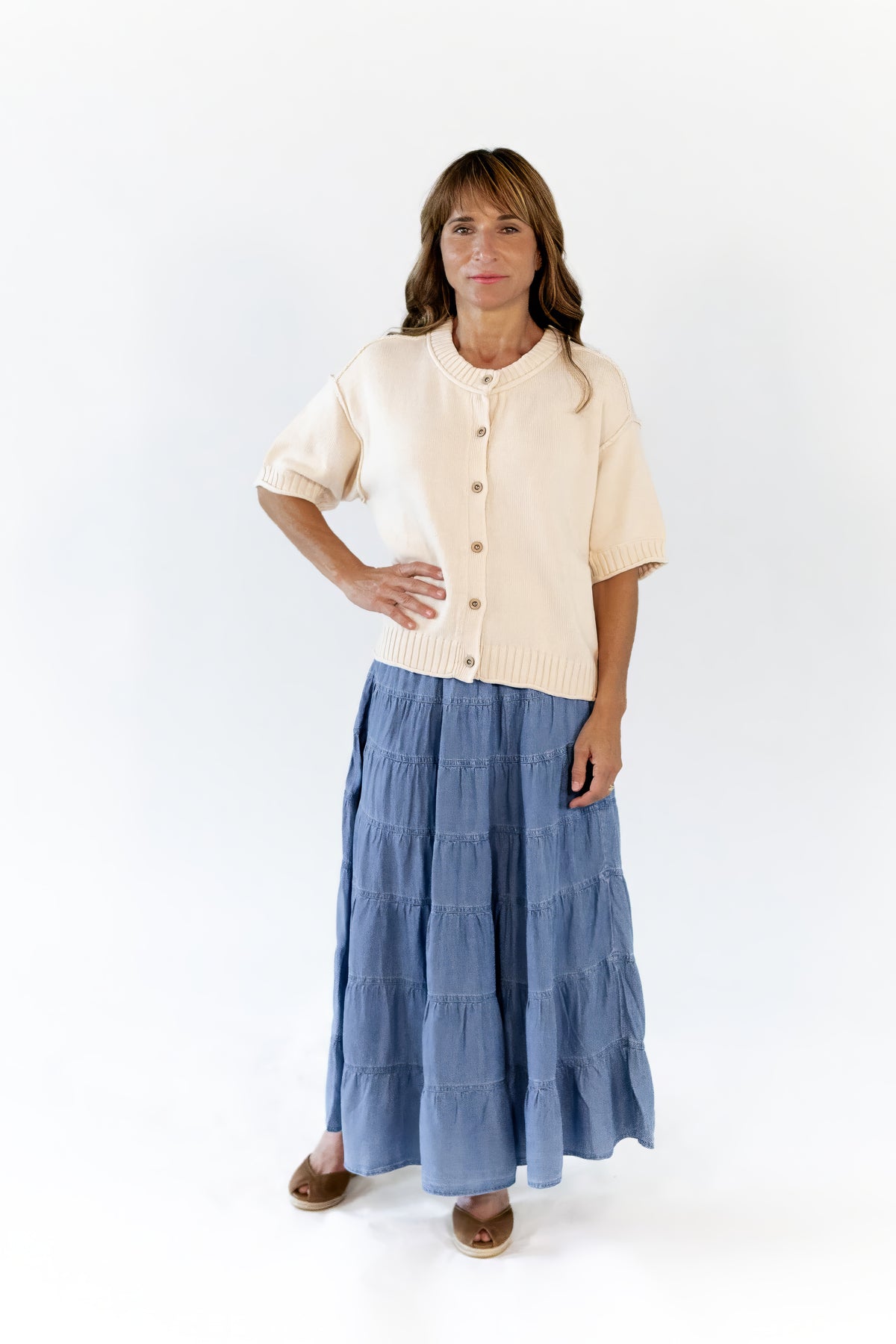 Jenni Raw Edge Cardigan