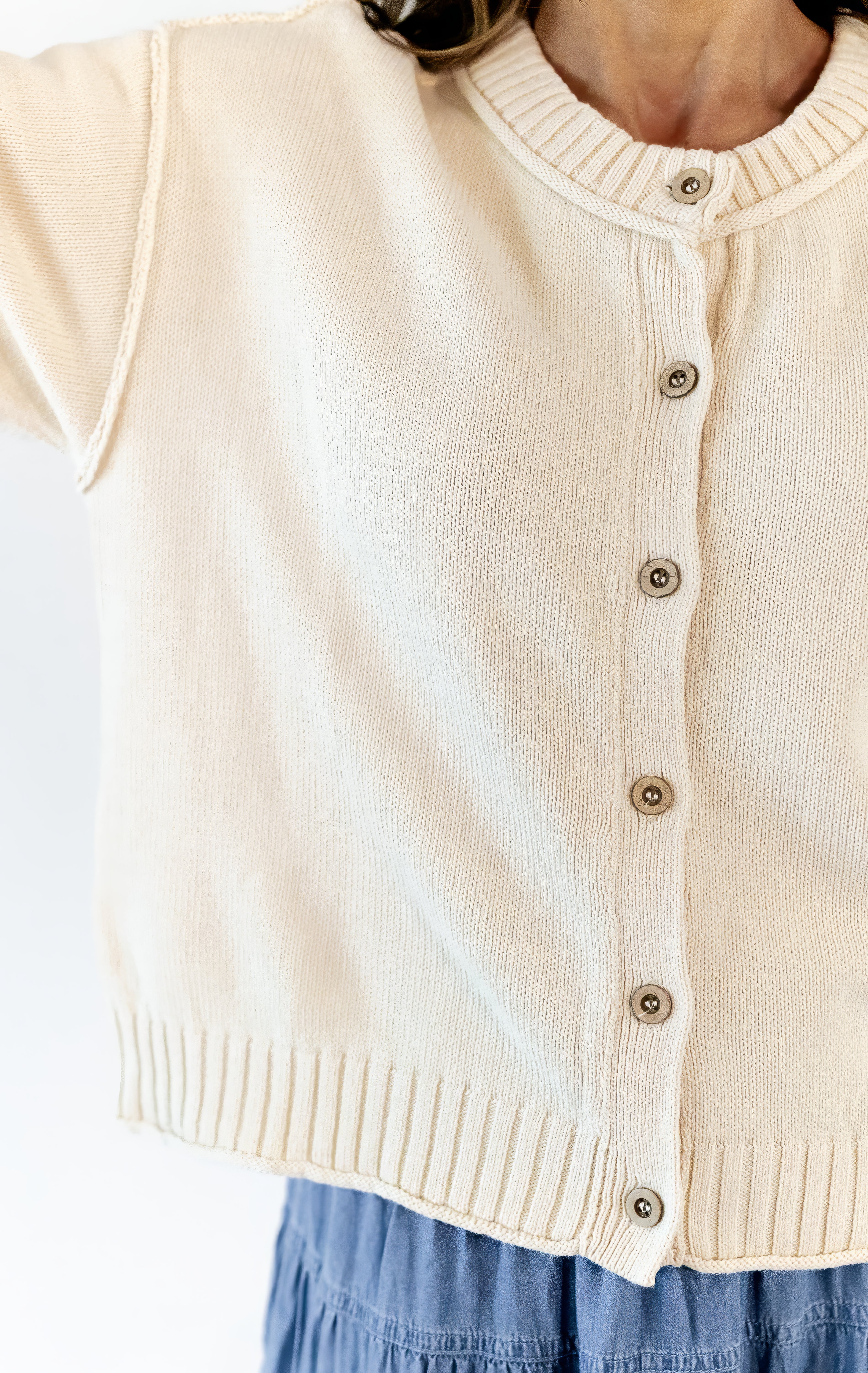 Jenni Raw Edge Cardigan