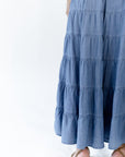 Midge Tiered Denim Skirt