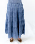 Midge Tiered Denim Skirt