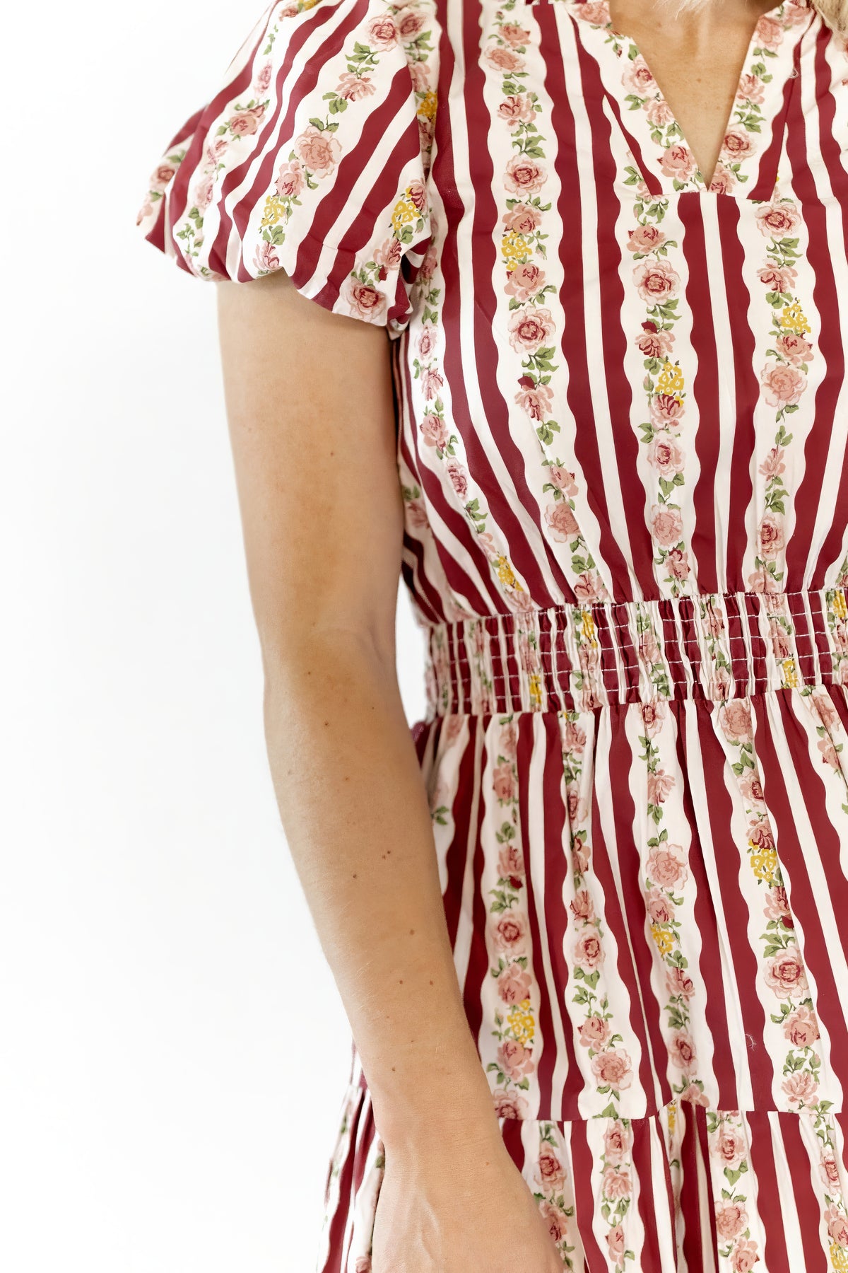 Portia Vintage Striped Dress
