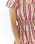 Portia Vintage Striped Dress