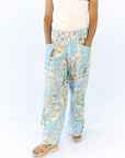 Nour Twill Patchwork Pants