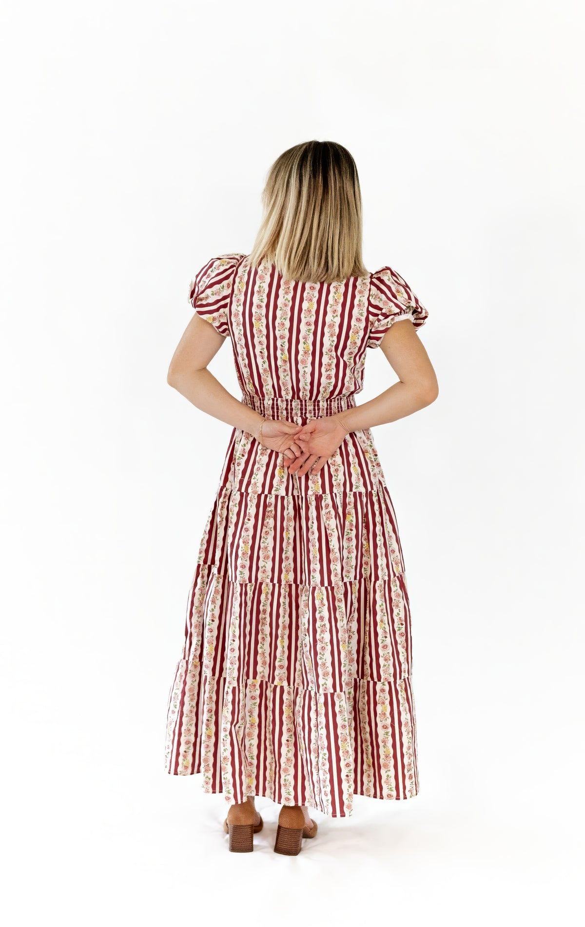 Portia Vintage Striped Dress