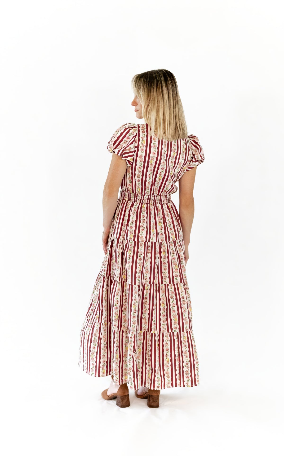Portia Vintage Striped Dress