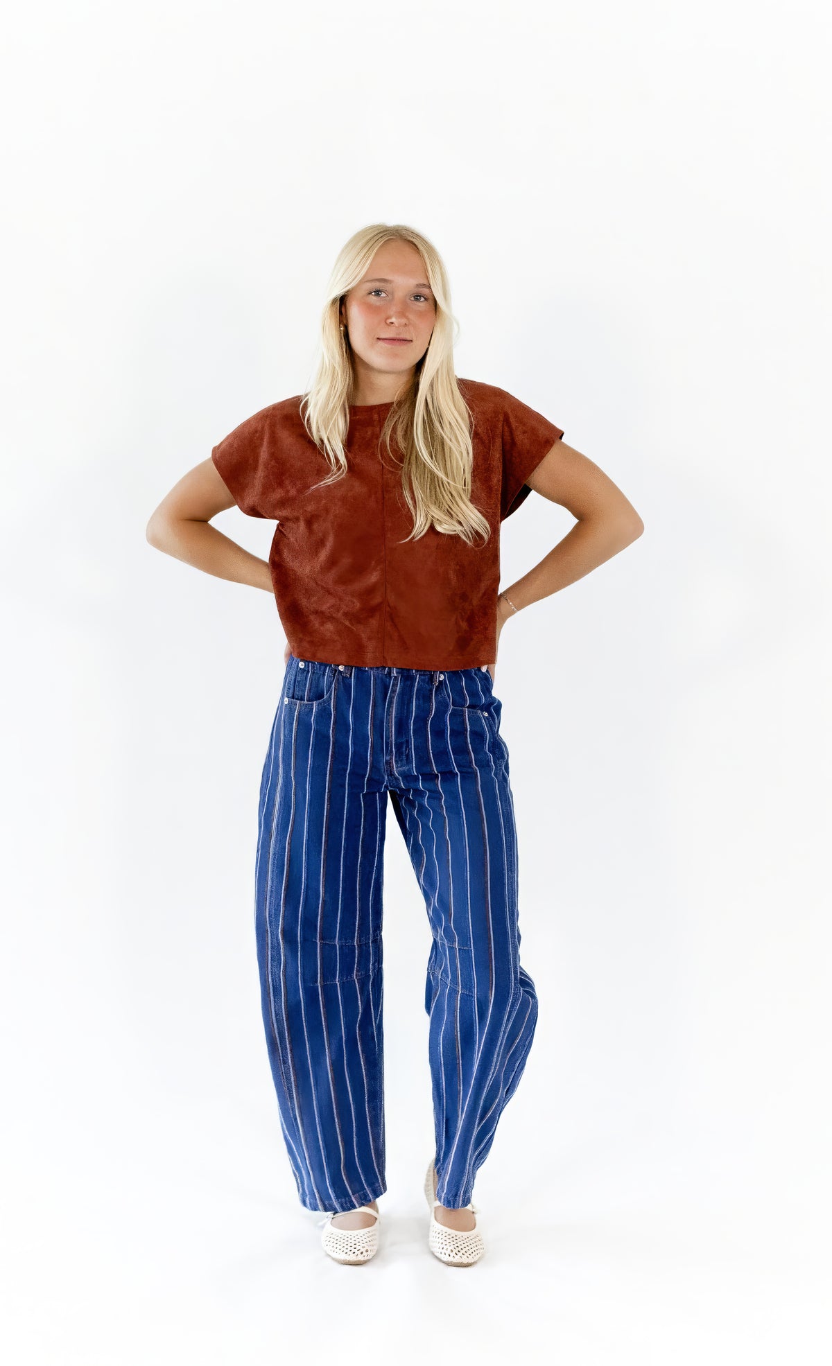 Sadie Suede Top