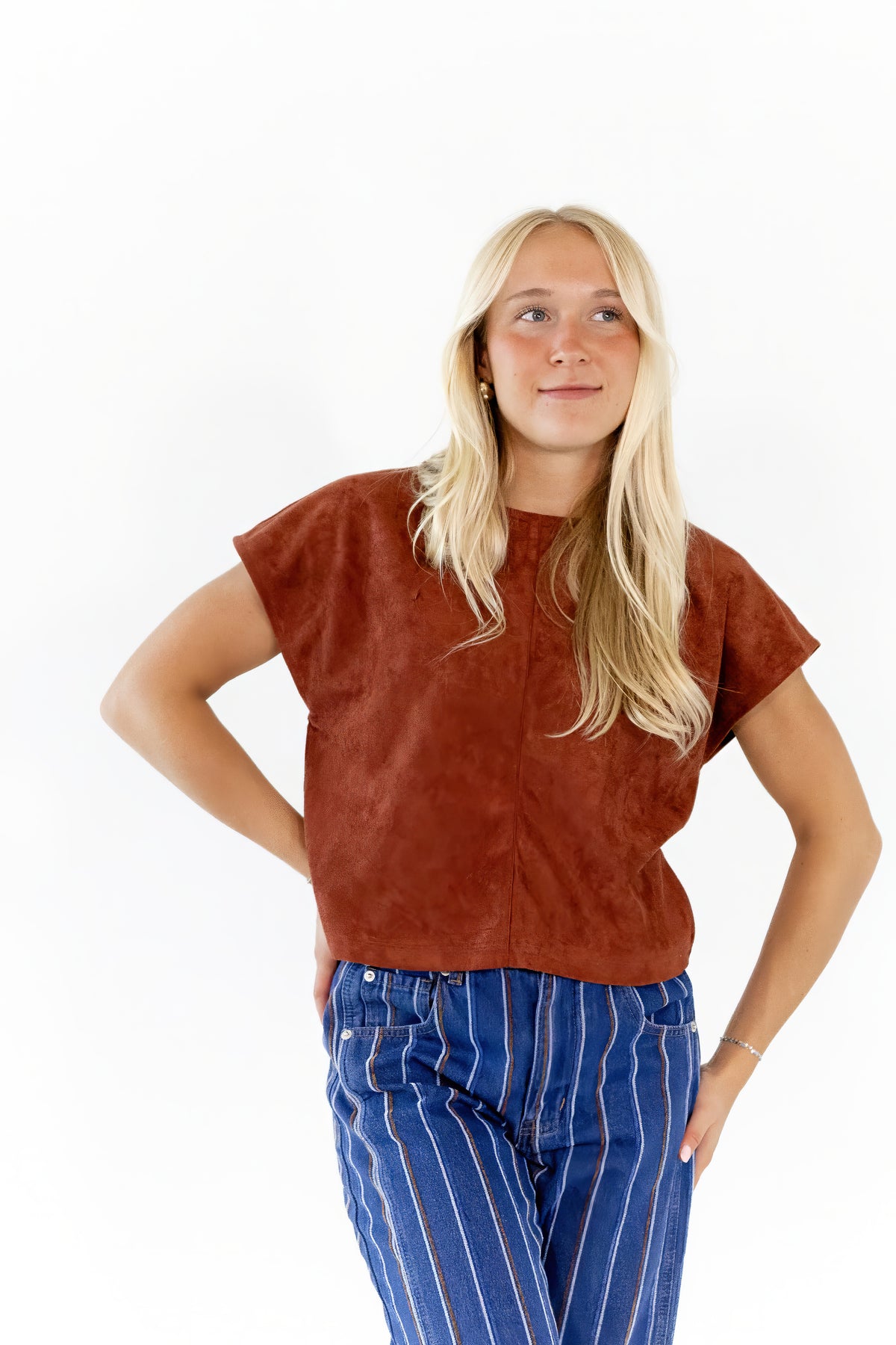 Sadie Suede Top