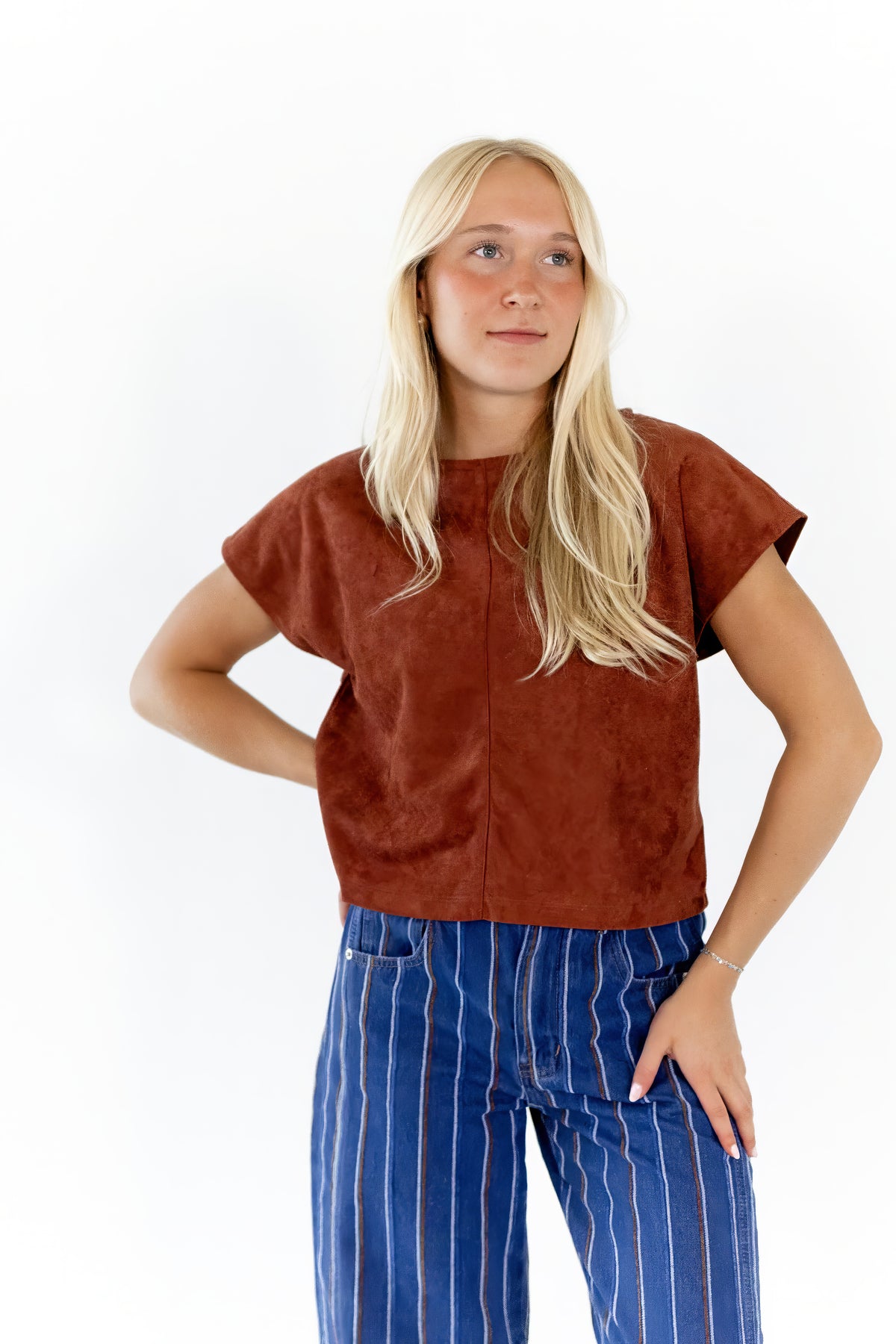 Sadie Suede Top