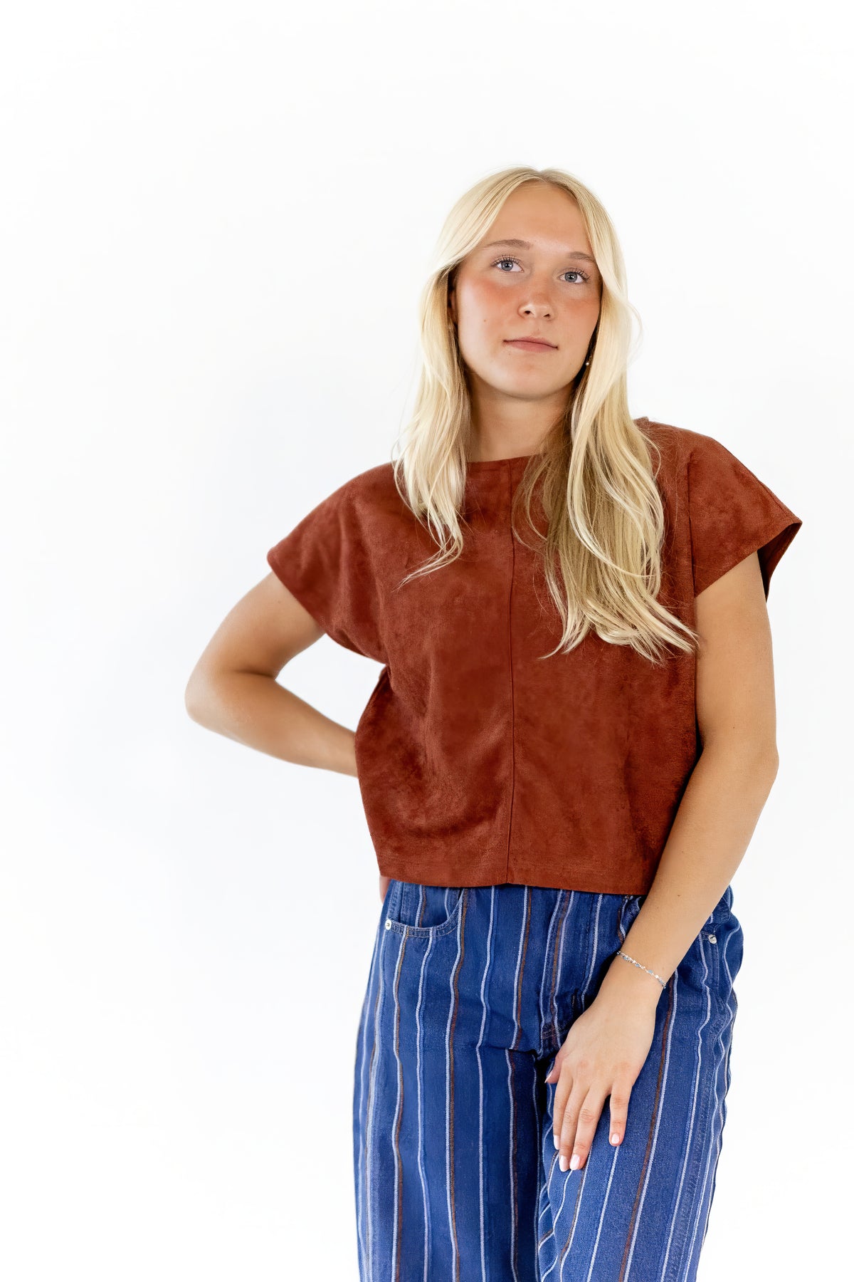 Sadie Suede Top