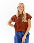 Sadie Suede Top
