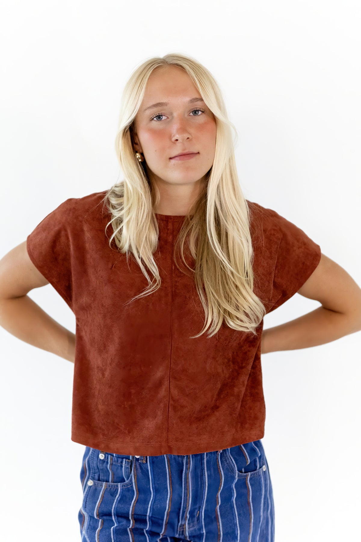 Sadie Suede Top