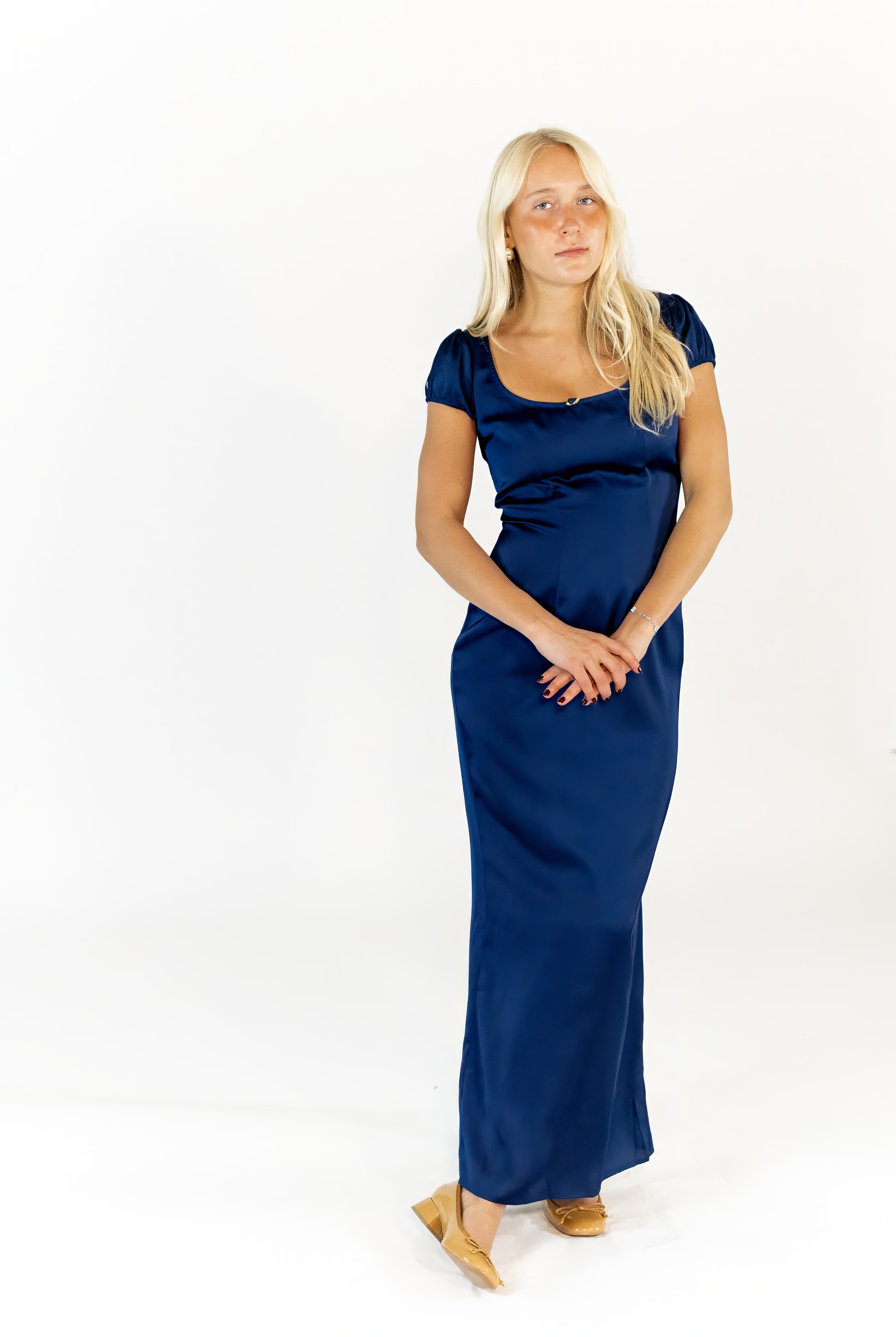 Jay Rose Detail Dress · Navy