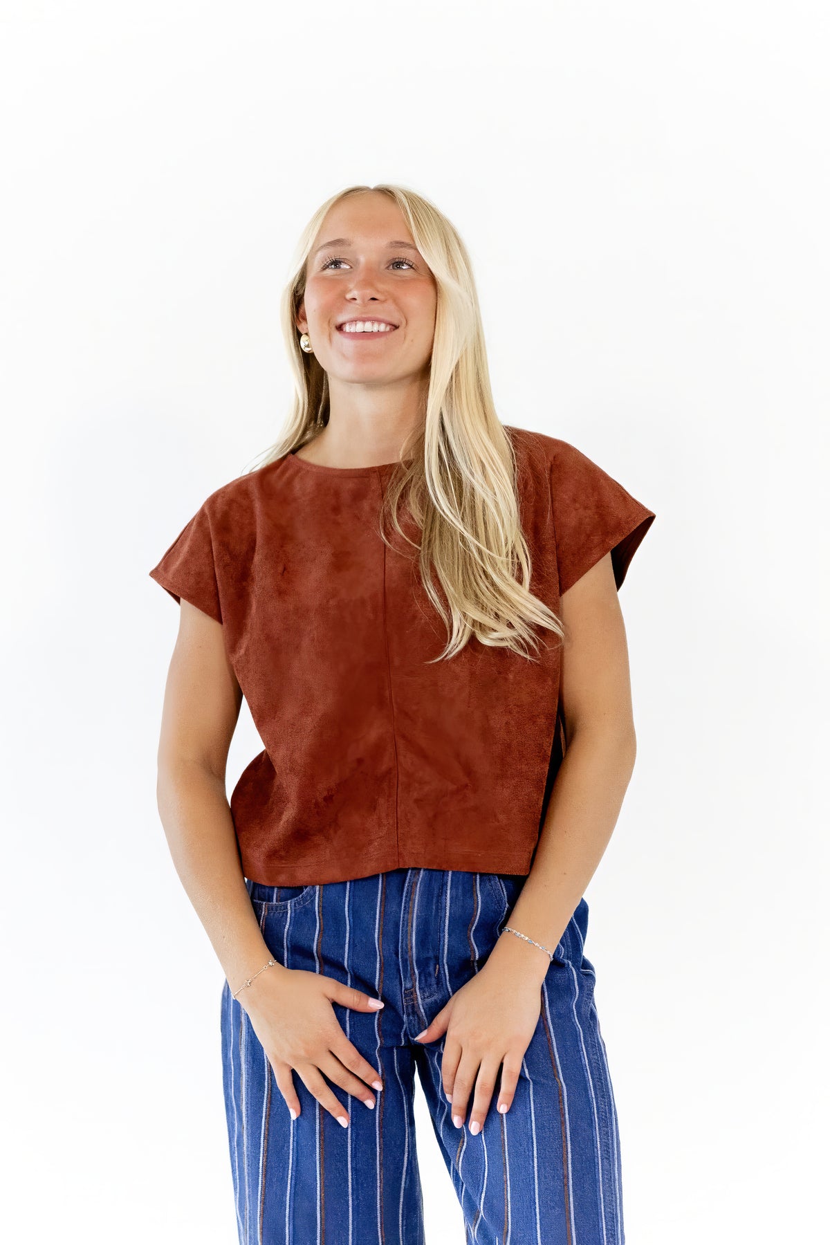 Sadie Suede Top