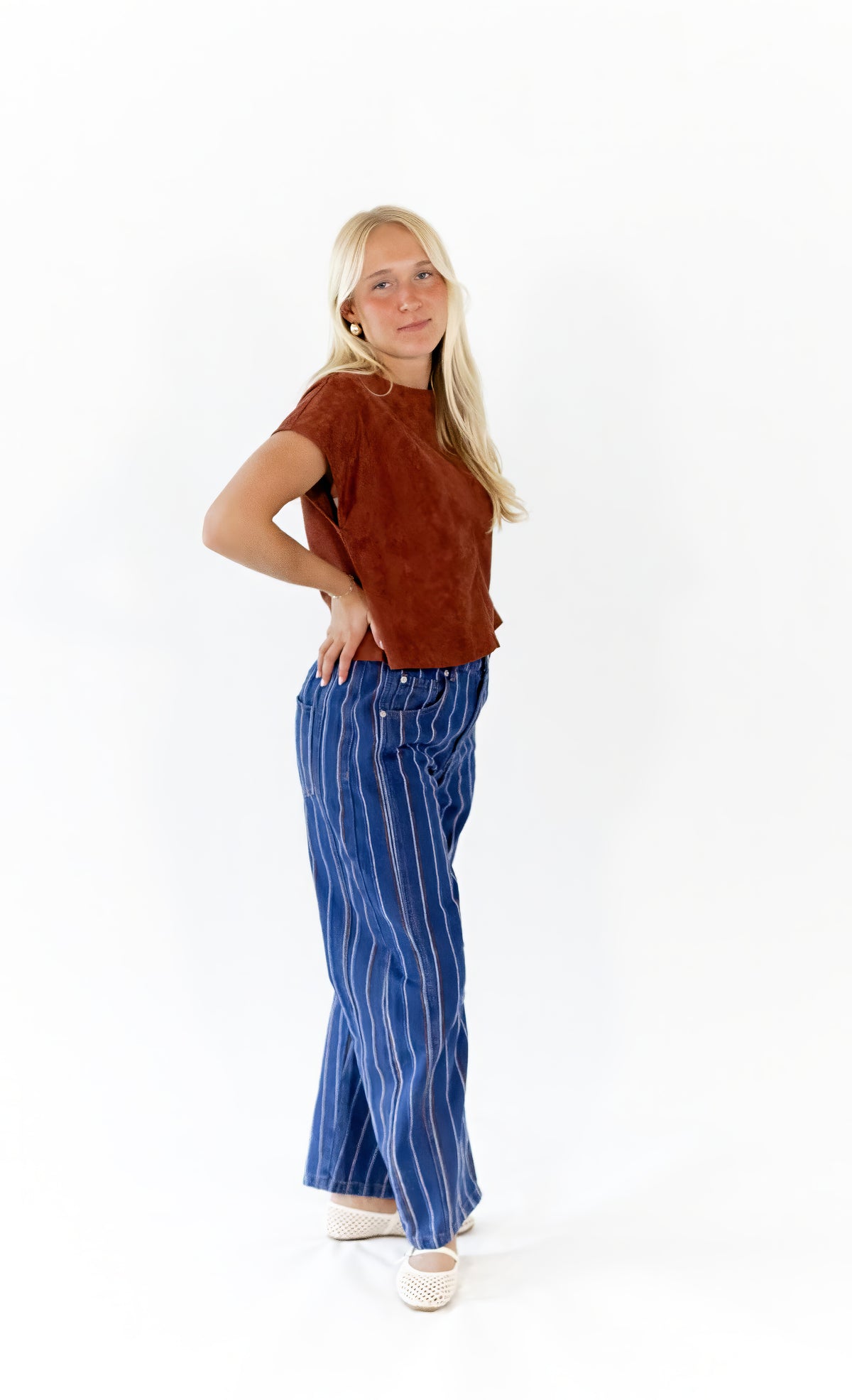 Sadie Suede Top