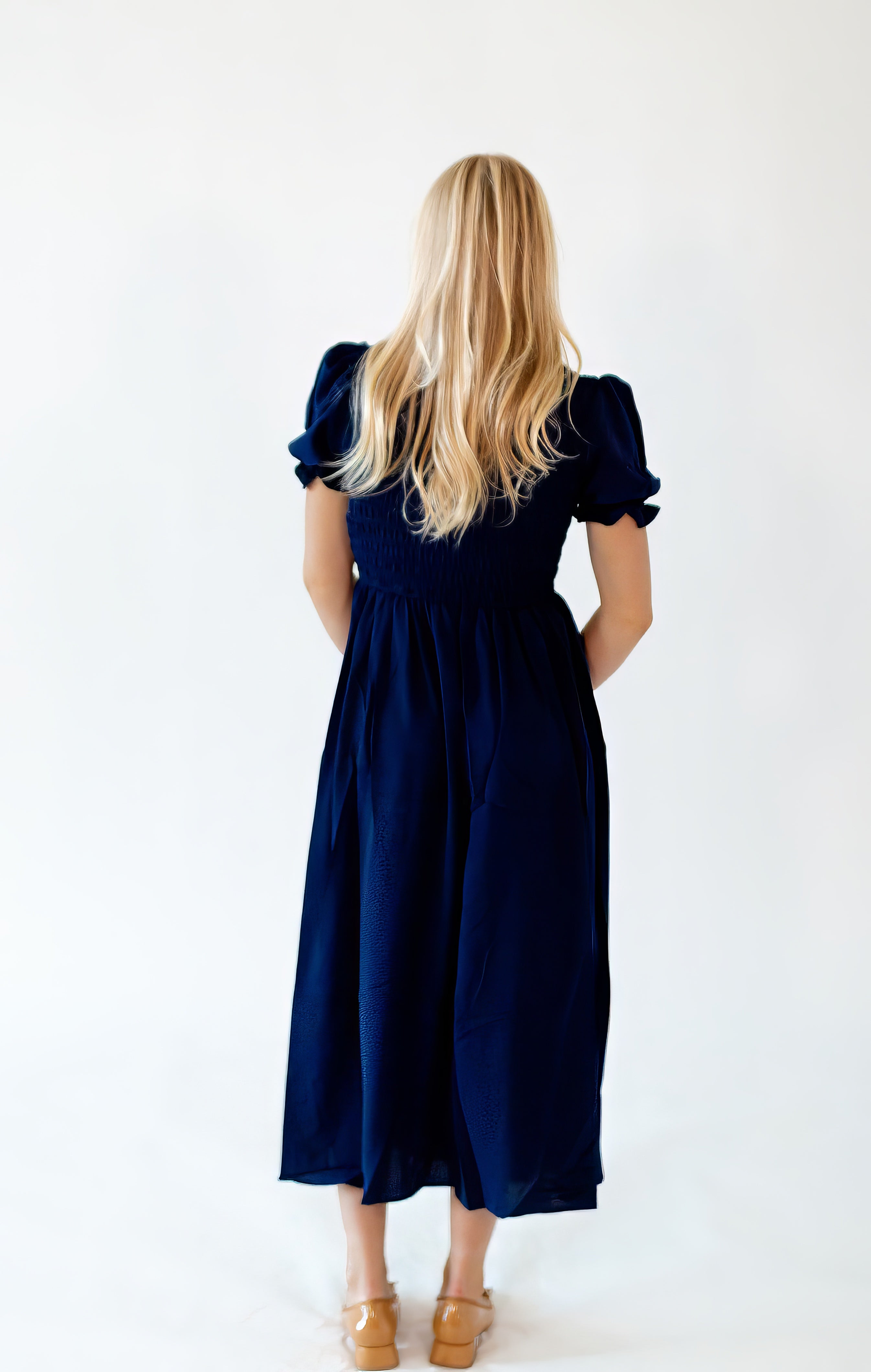 Tybald Bow Detail Midi Dress