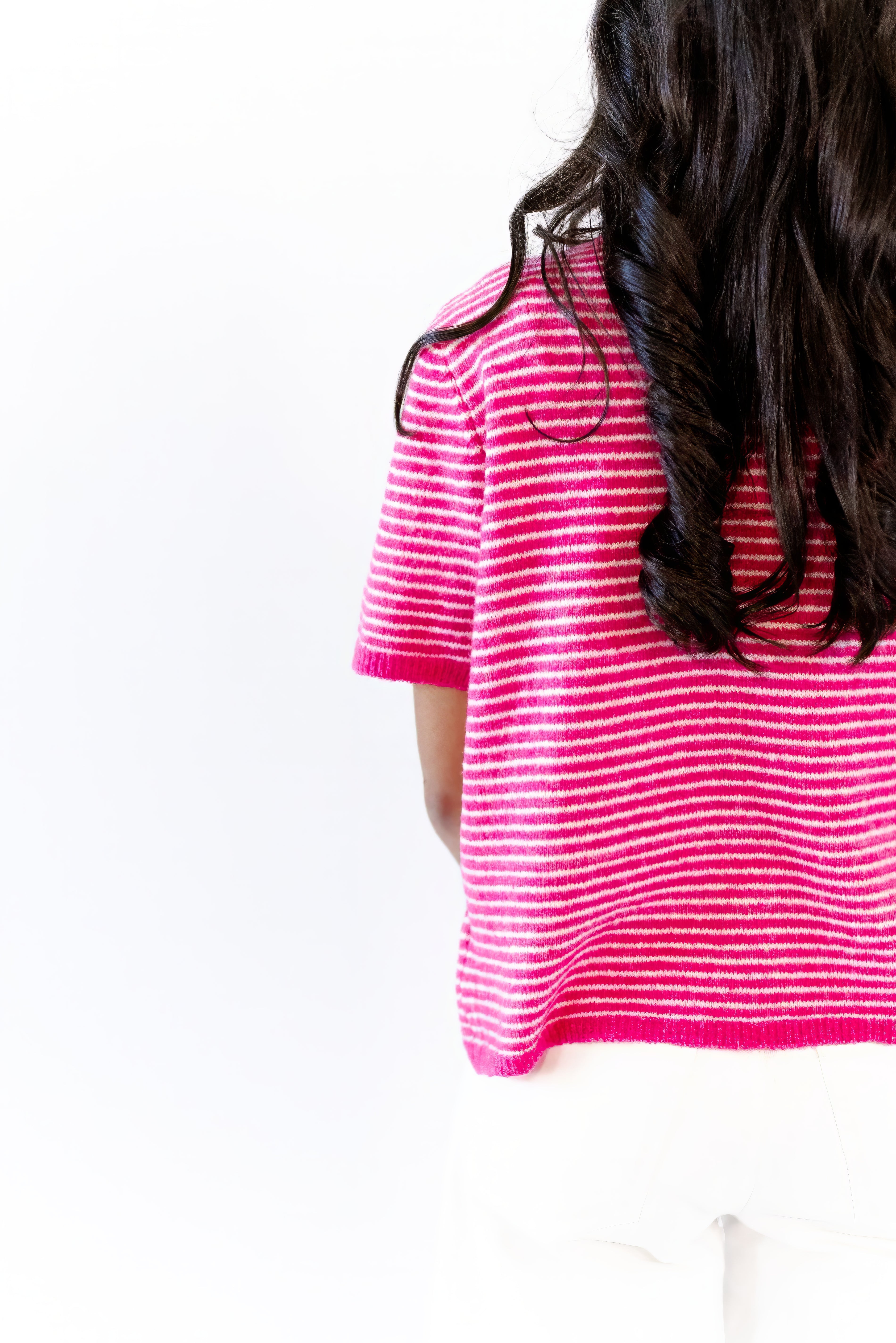 Lila Striped Cardigan