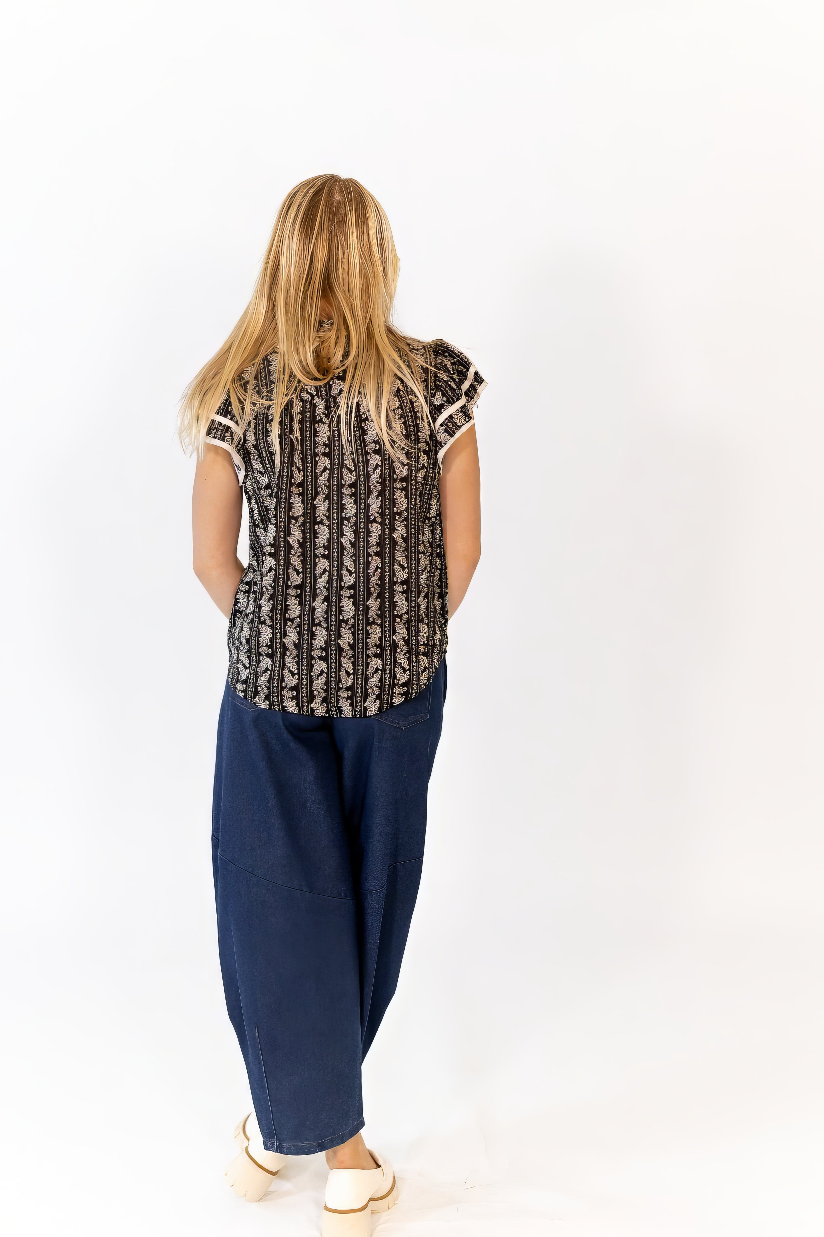Tanya Striped Floral Top