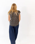 Tanya Striped Floral Top