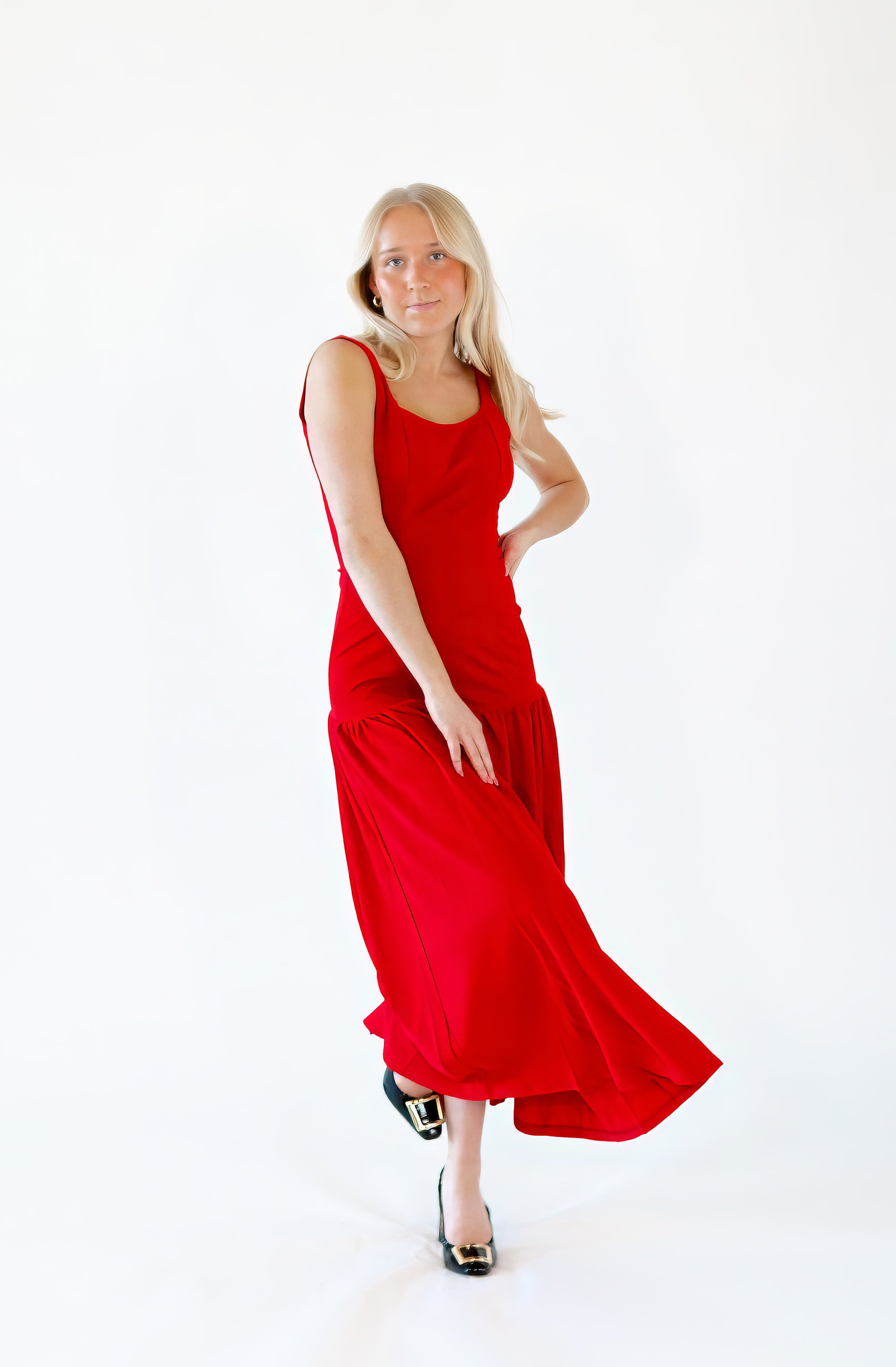 Ares Drop Waist Maxi Dress Twirl Boutique Ares Drop Waist Maxi Dress Twirl Boutique