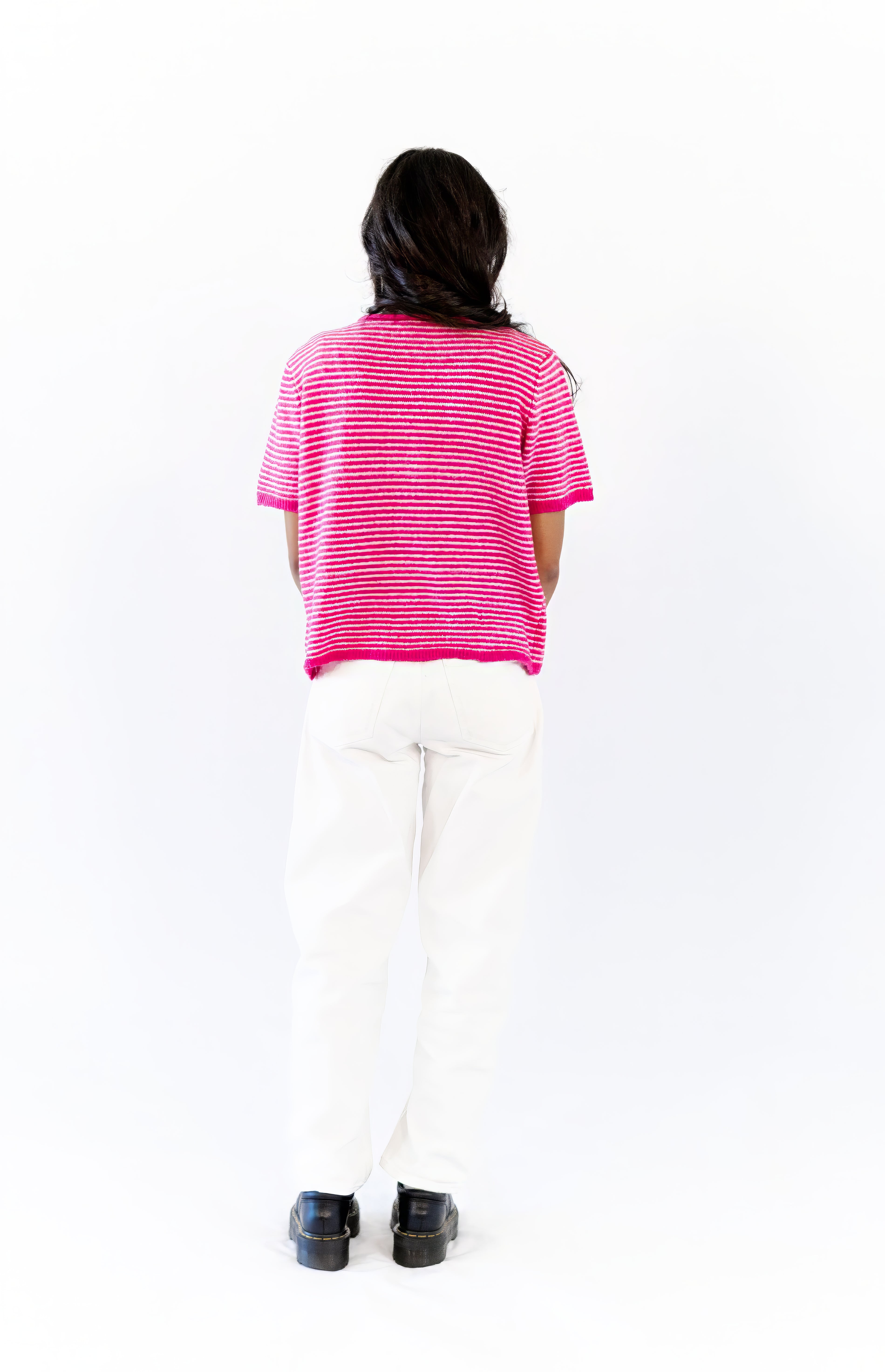 Lila Striped Cardigan