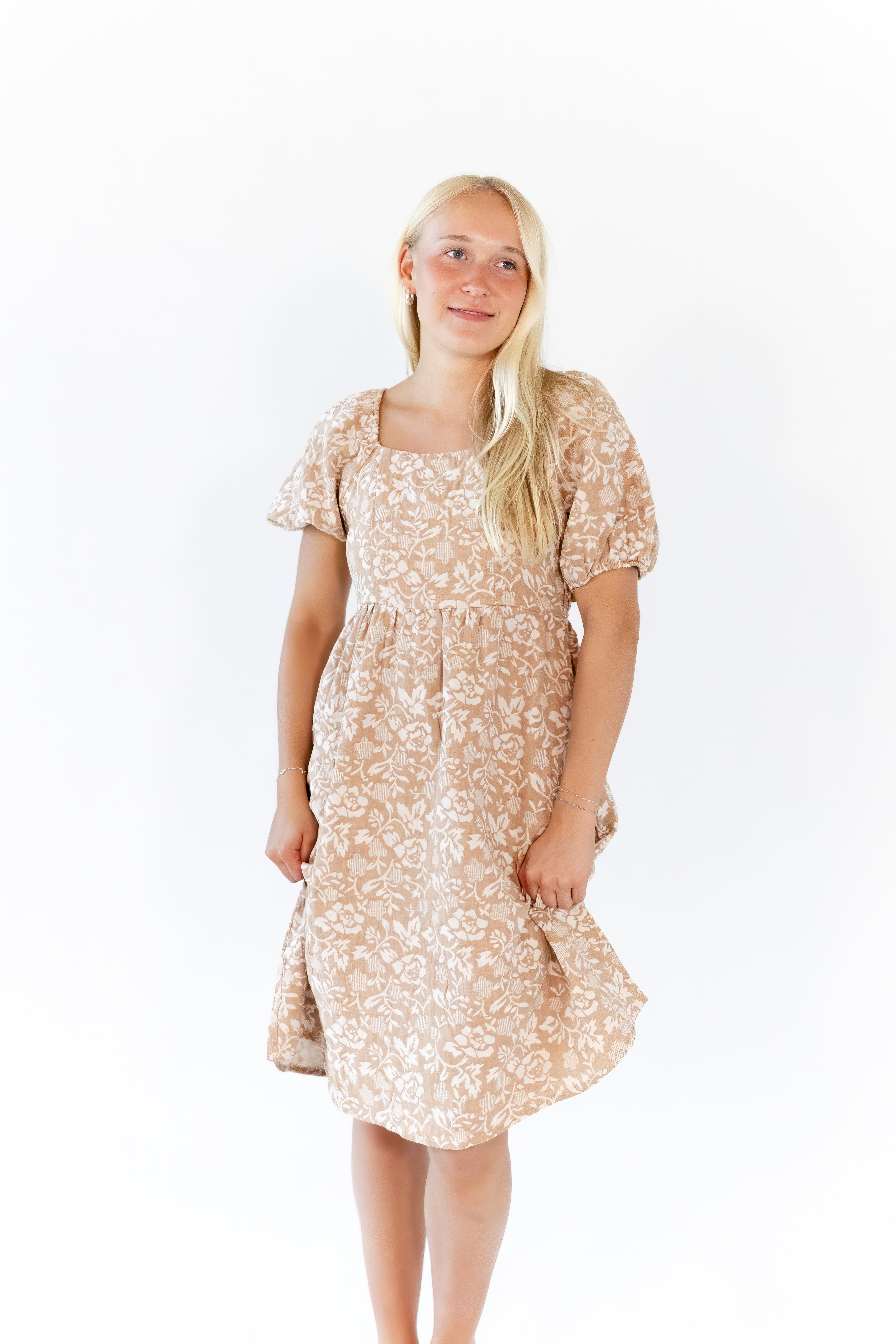 Cecile Jacquard Dress