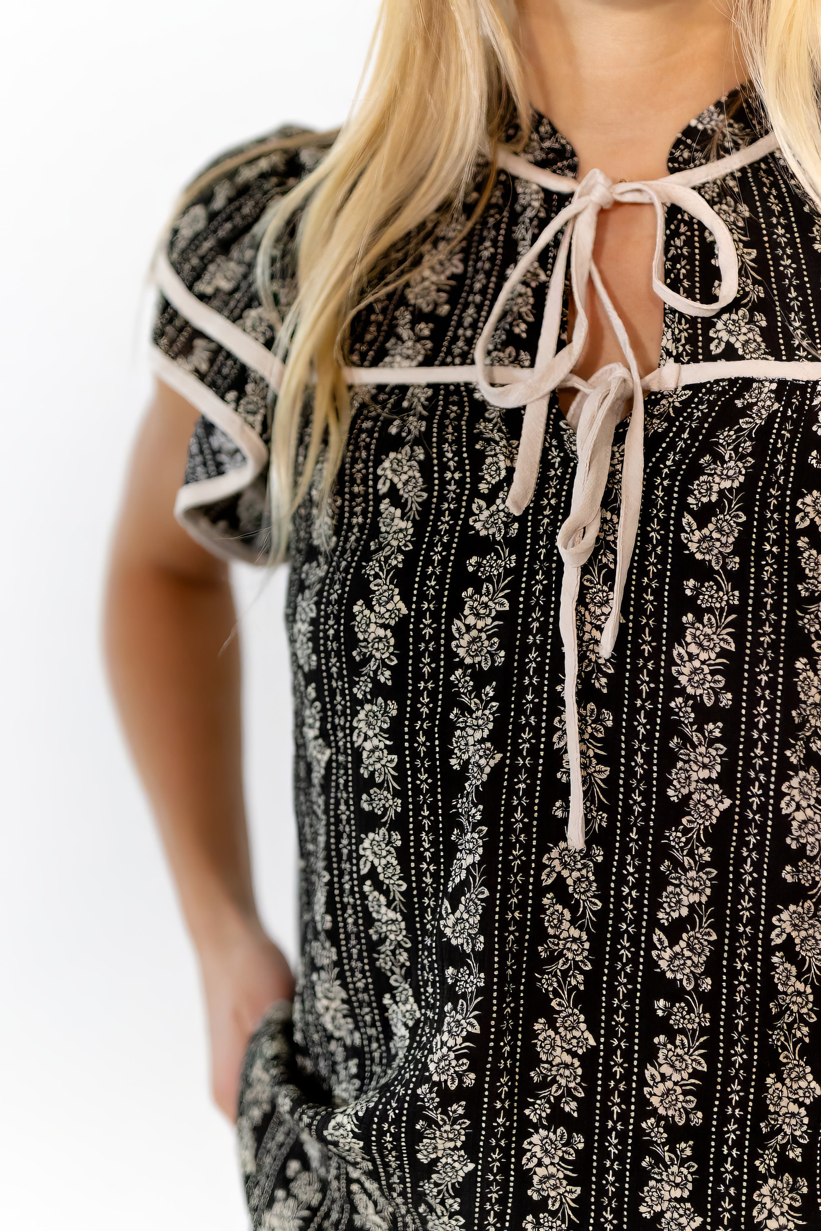 Tanya Striped Floral Top