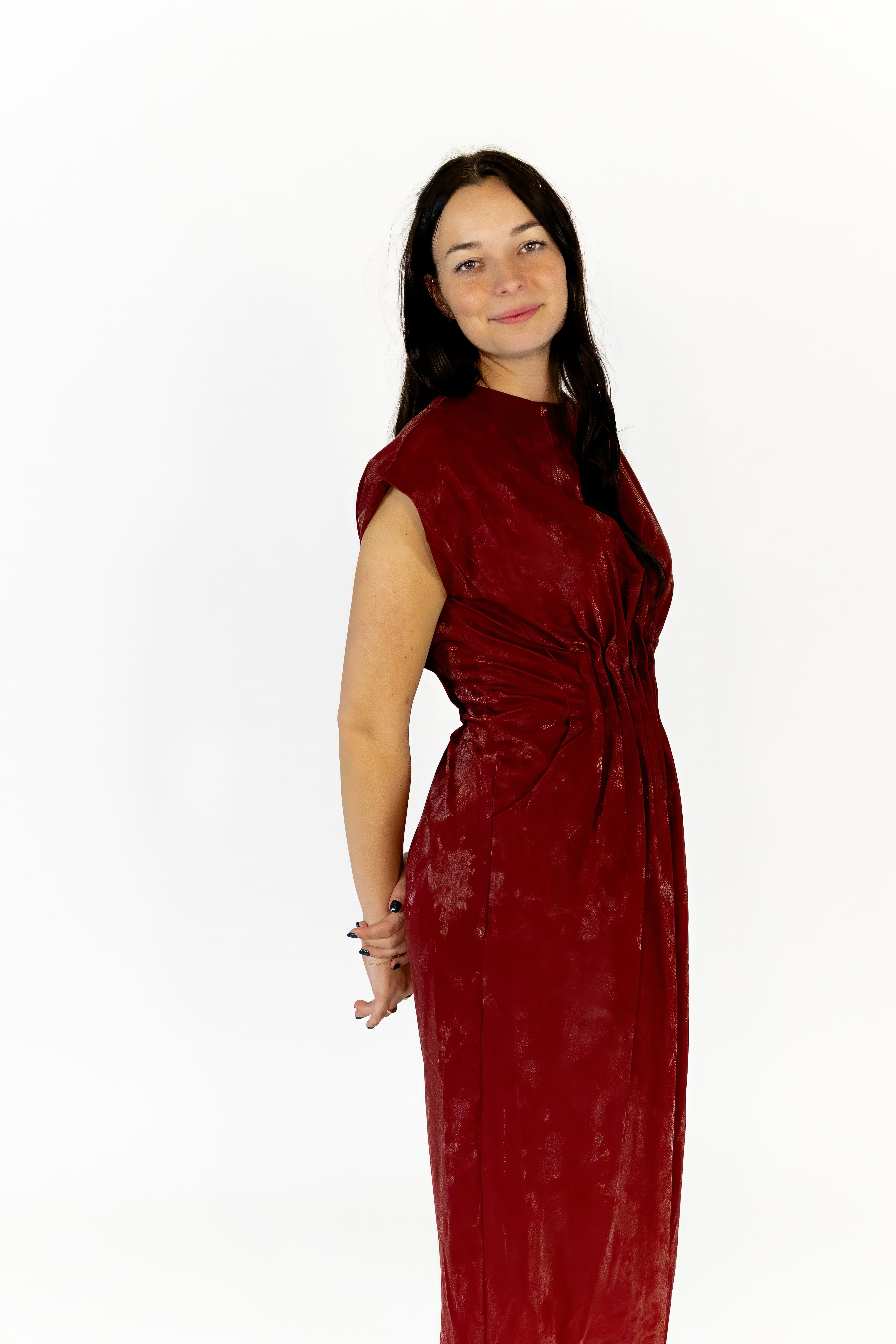 Calluna Pleated Midi Dress