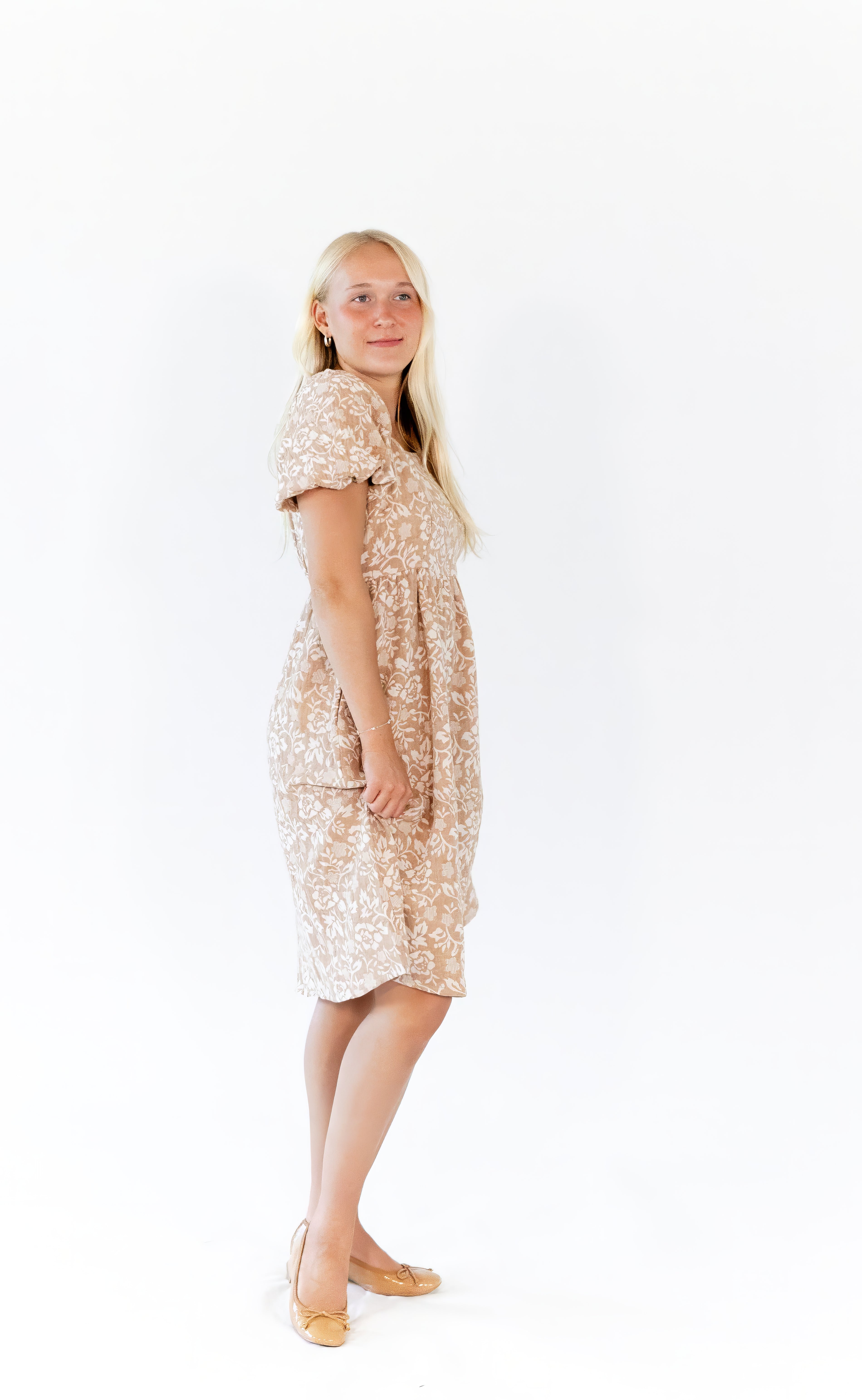Cecile Jacquard Dress