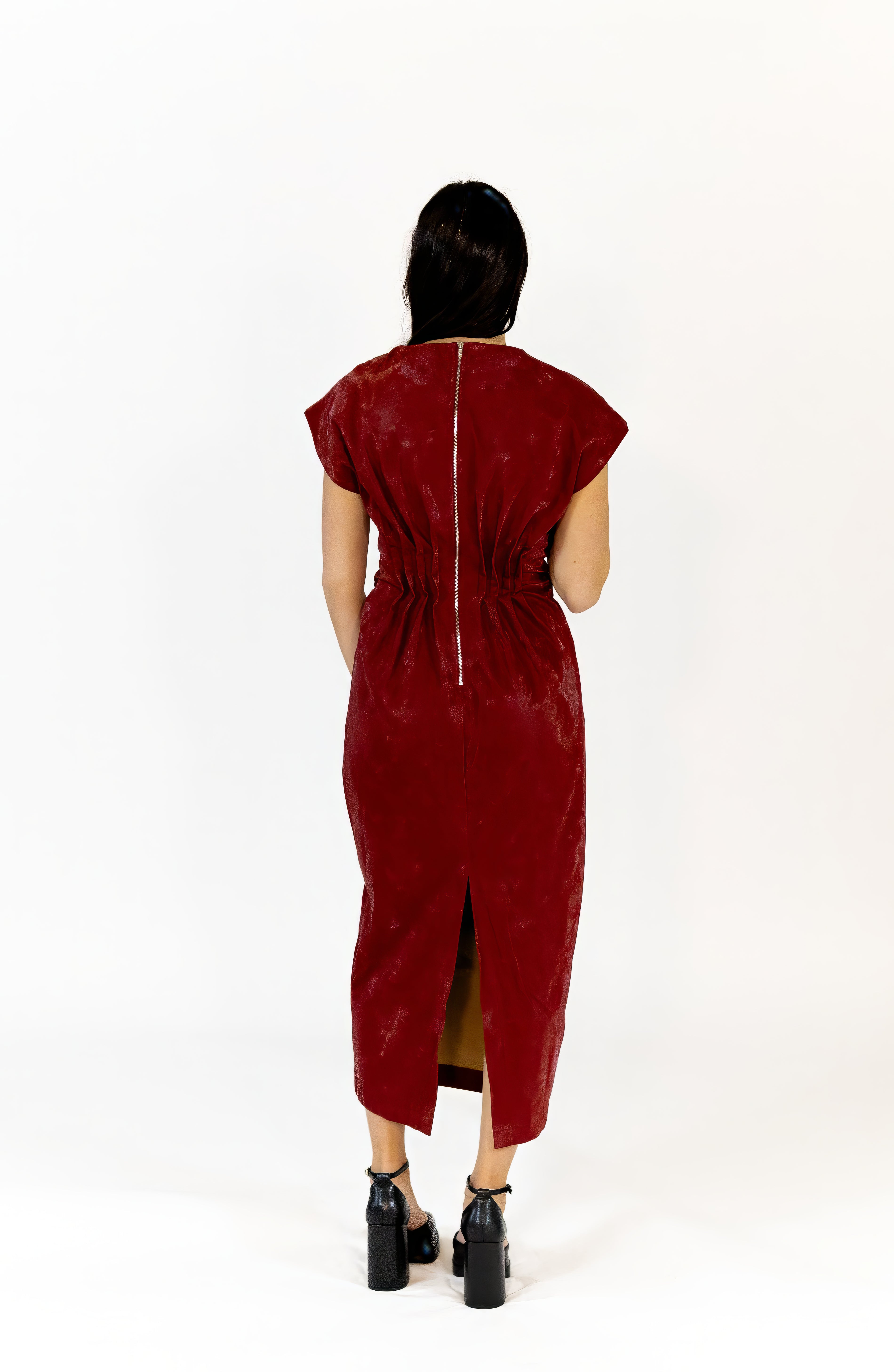 Calluna Pleated Midi Dress