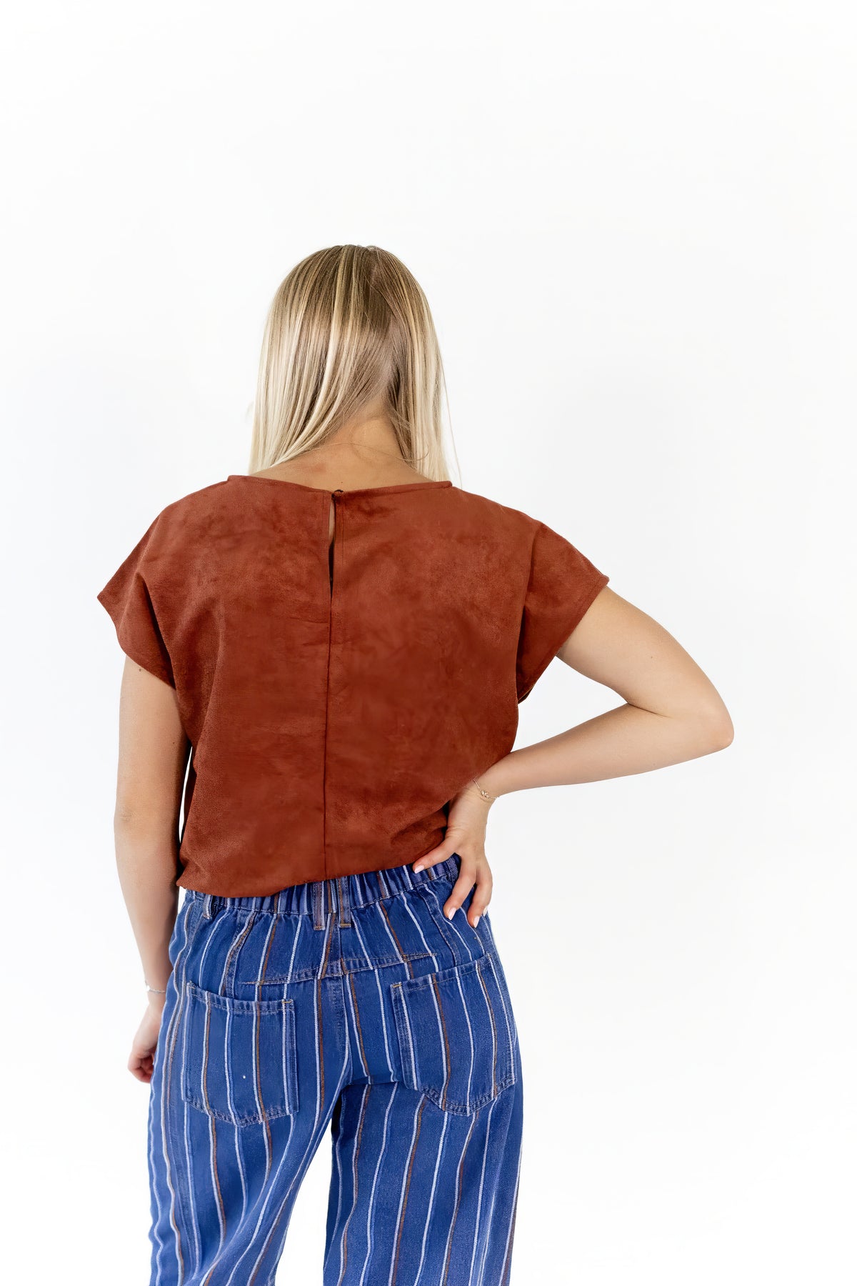 Sadie Suede Top