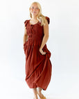 Rabane Ruffle Sleeve Dress