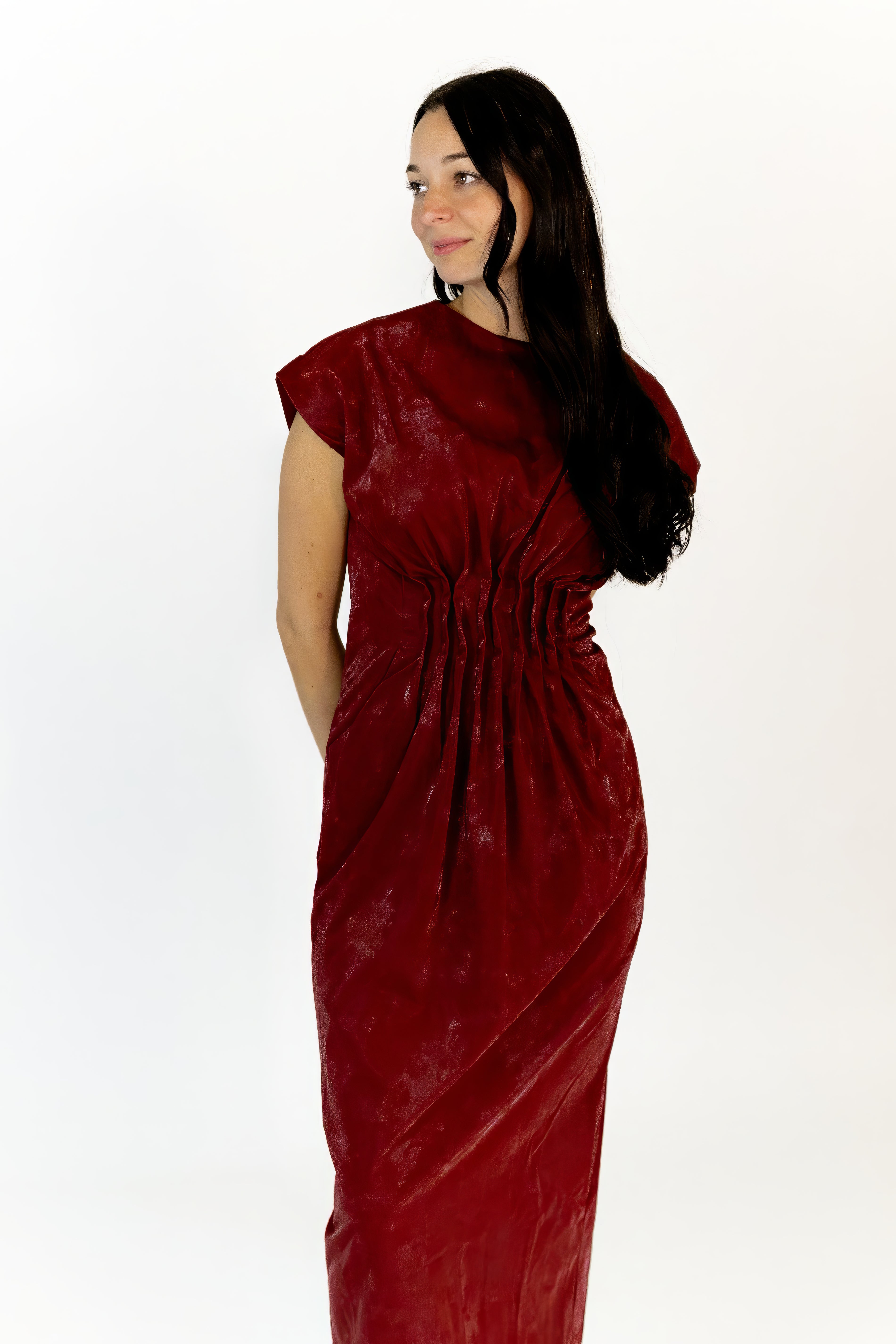 Calluna Pleated Midi Dress