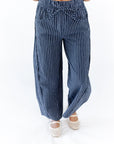 Clayton Pinstripe Denim