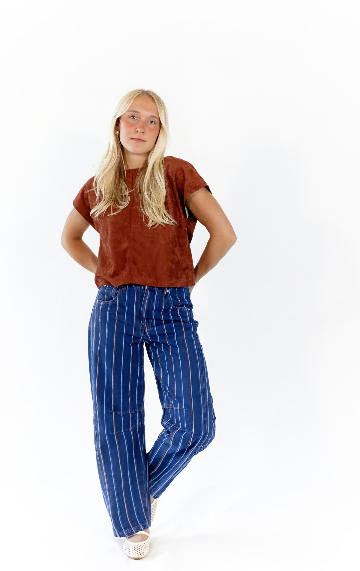 Sadie Suede Top