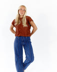 Sadie Suede Top