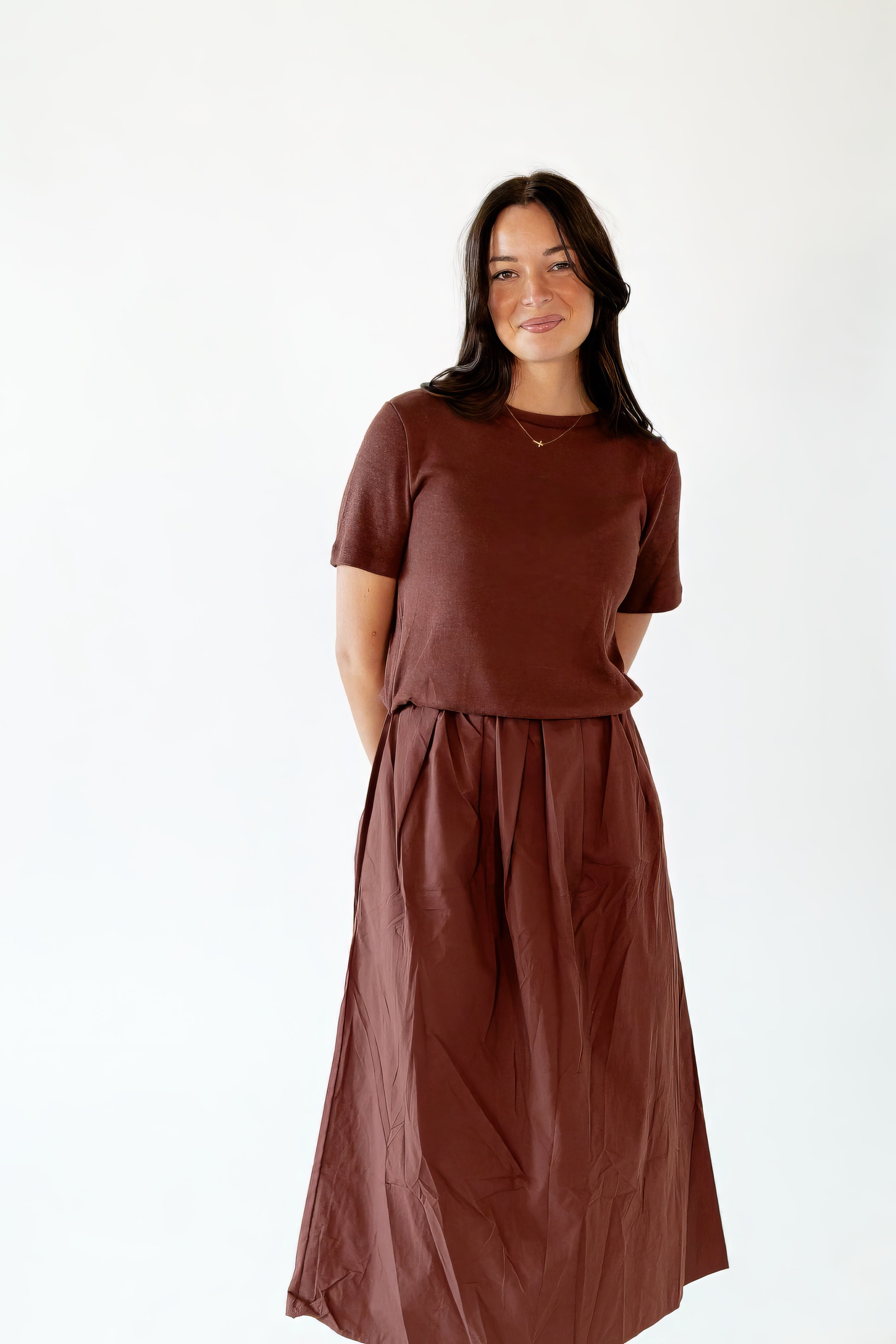 Finley Mixed Media Dress