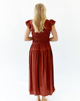 Rabane Ruffle Sleeve Dress