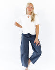 Clayton Pinstripe Denim
