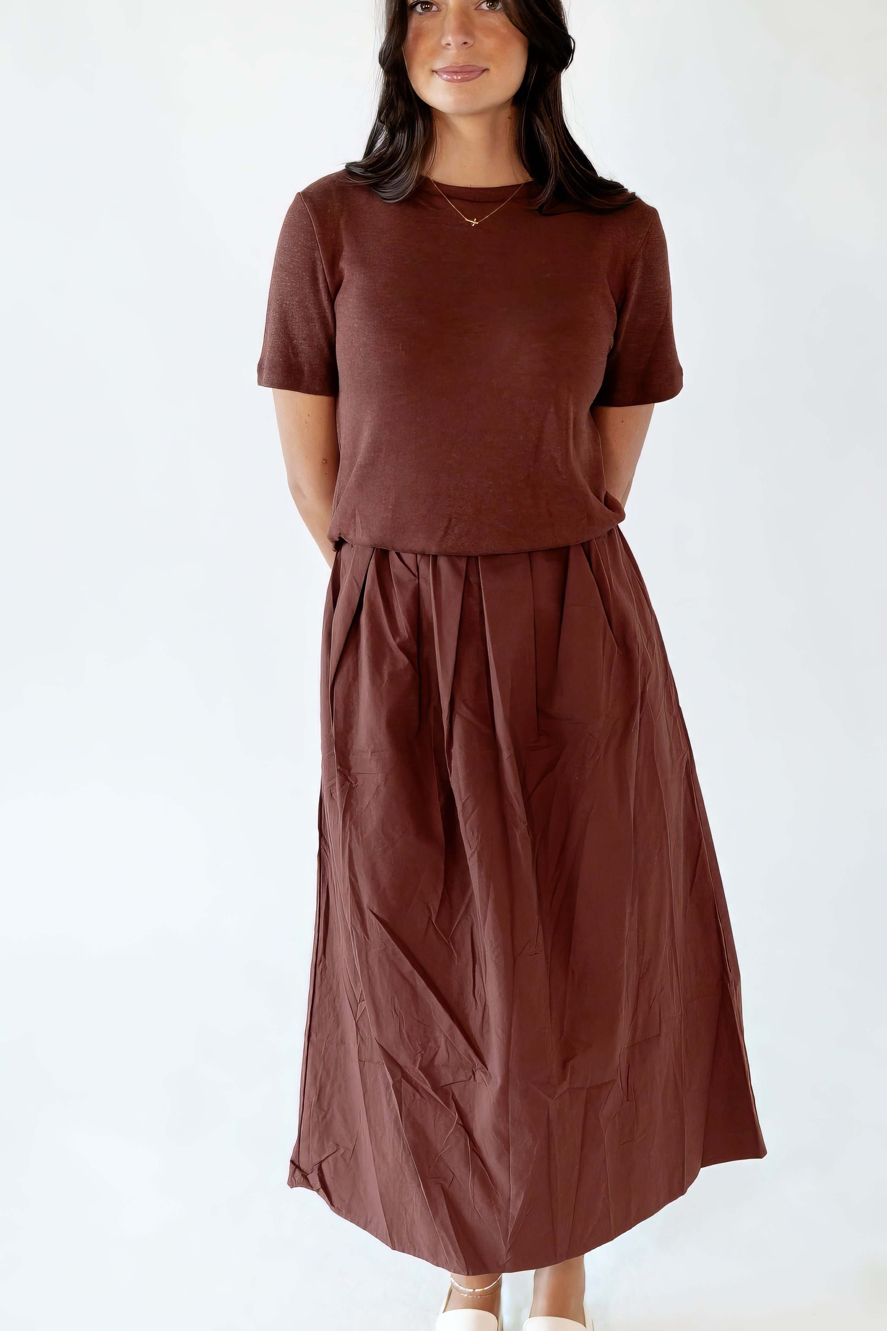 Finley Mixed Media Dress