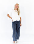 Clayton Pinstripe Denim