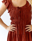 Rabane Ruffle Sleeve Dress