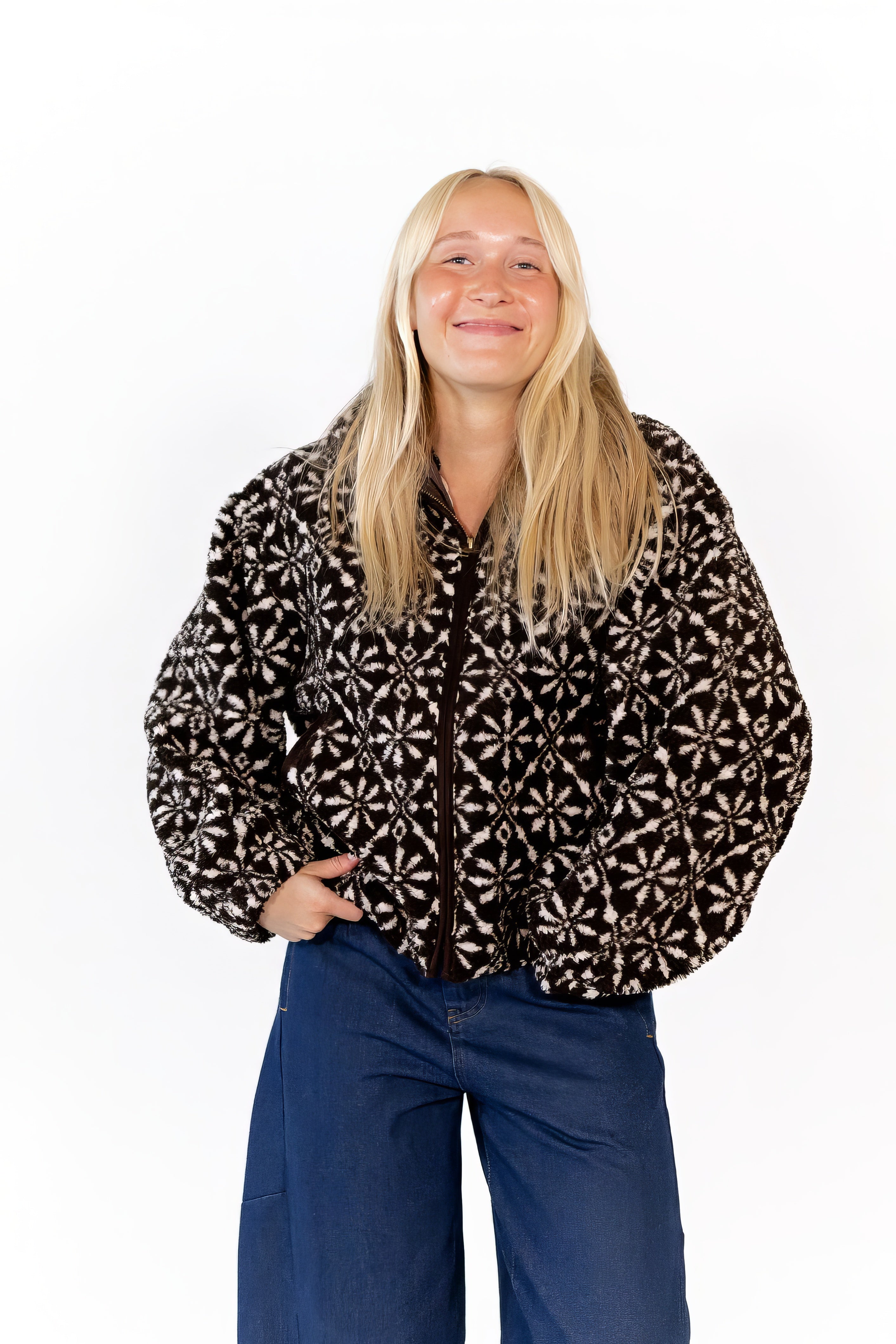 Snowflake Sherpa Jacket
