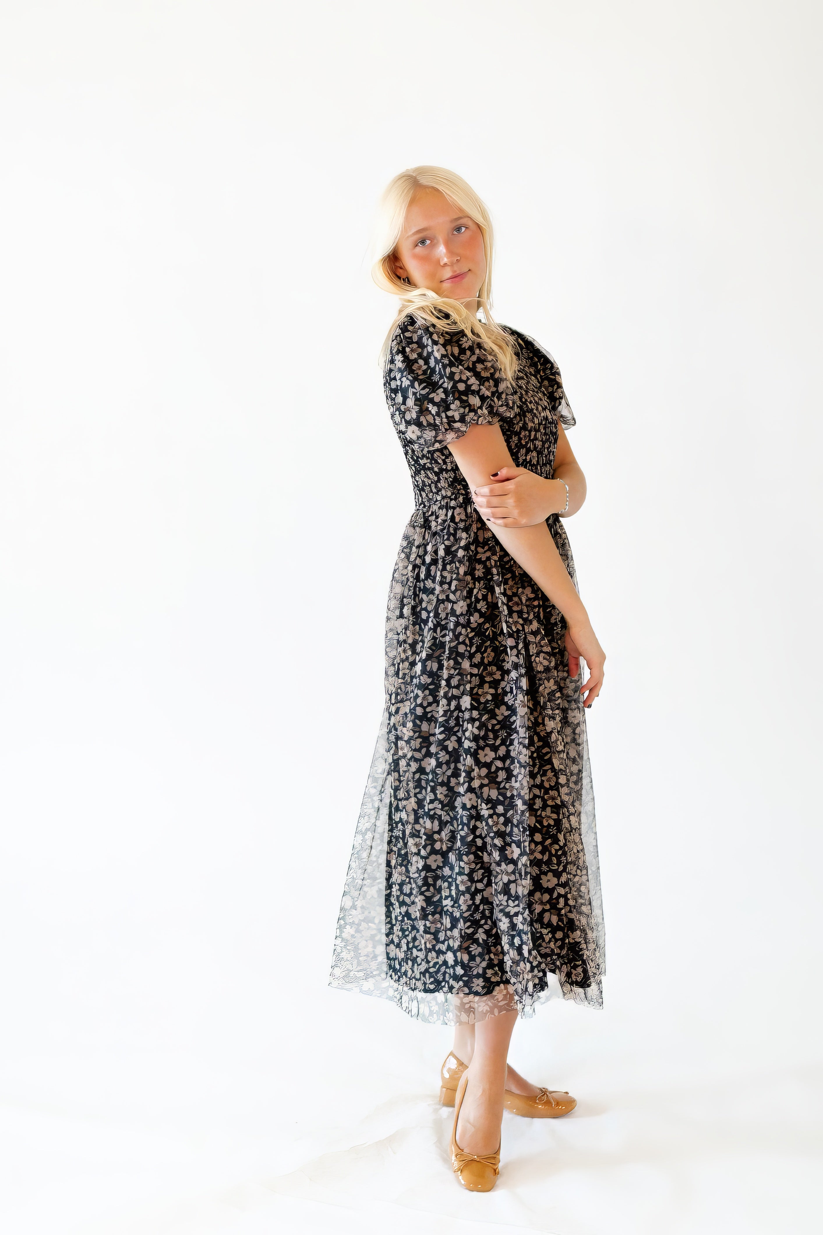 Onya Floral Chiffon Dress