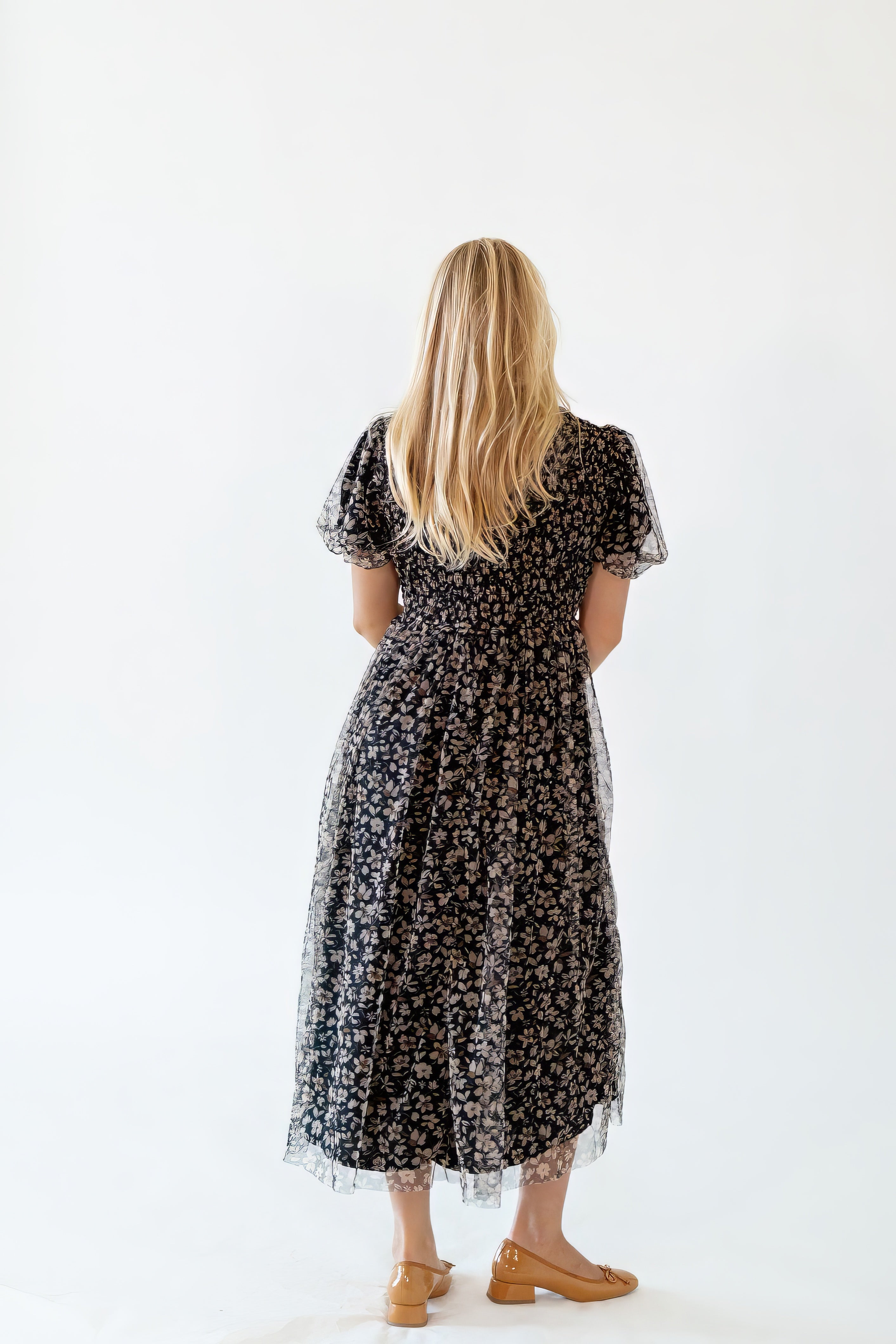 Onya Floral Chiffon Dress