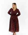 Liza Floral Print Midi Dress