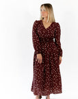 Liza Floral Print Midi Dress